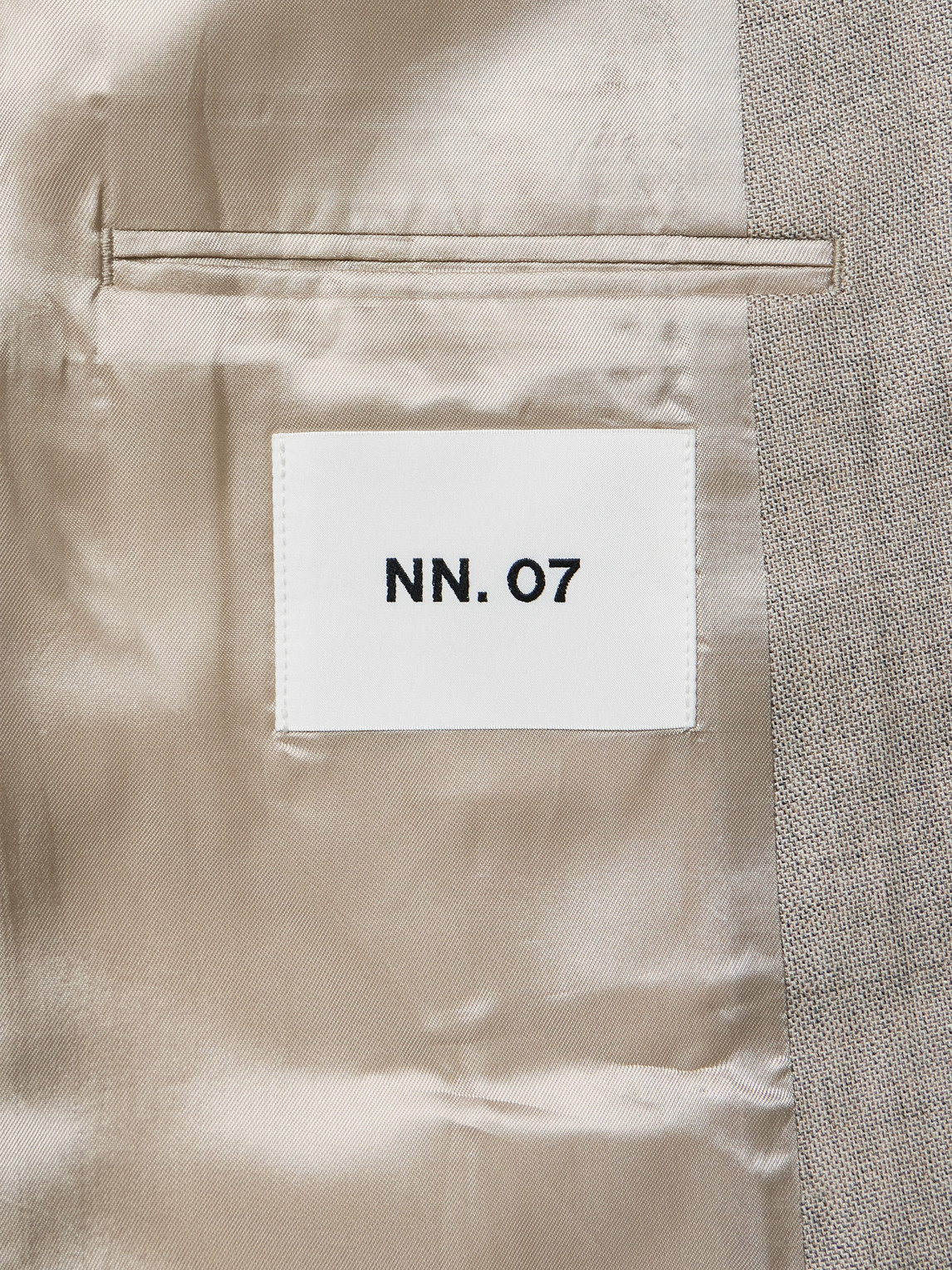 Jordin 10027 Double-Breasted Linen And Wool-Blend Suit Jacket