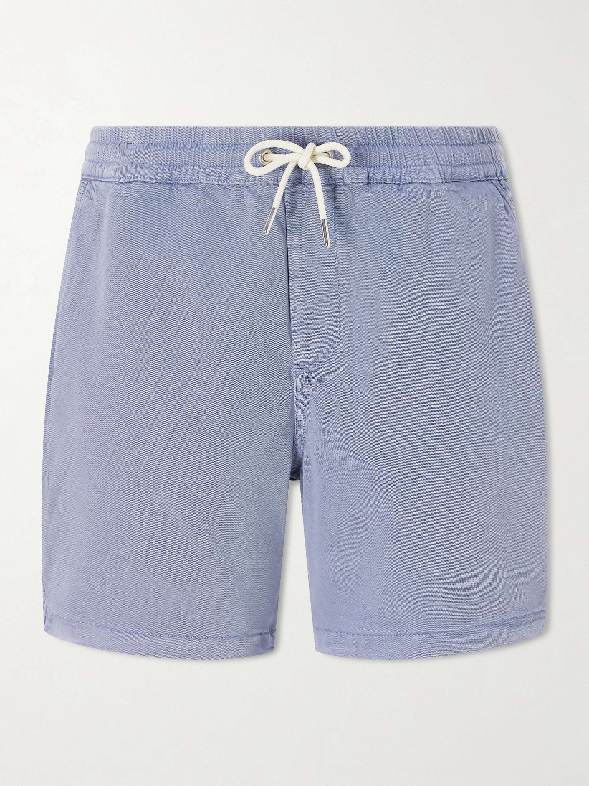 NN07 Gregor Straight-Leg TENCEL™ Lyocell and LENZING™ ECOVERO™-Blend Twill Drawstring Shorts