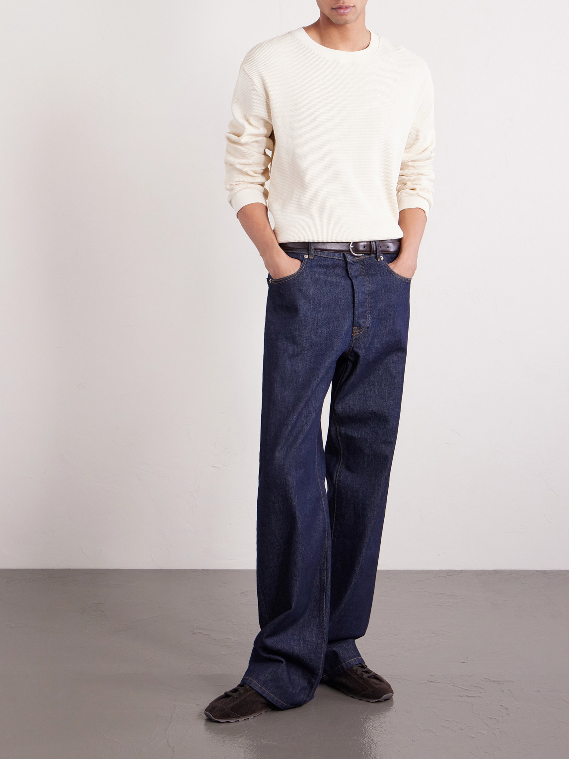 Jett 30035 Waffle-Knit Organic Cotton Sweater