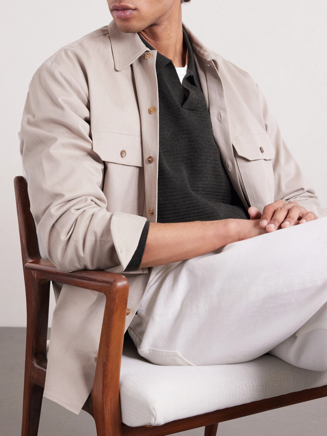 Paul 60019 Ribbed Organic Cotton Polo Shirt
