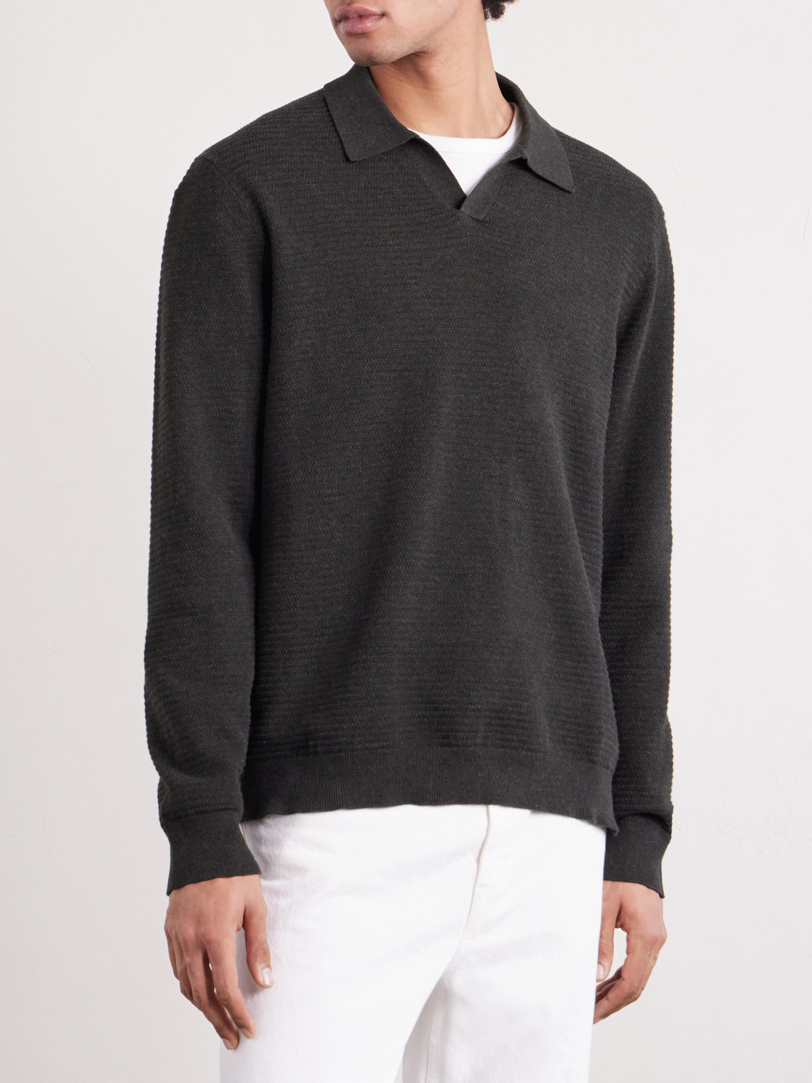 Paul 60019 Ribbed Organic Cotton Polo Shirt