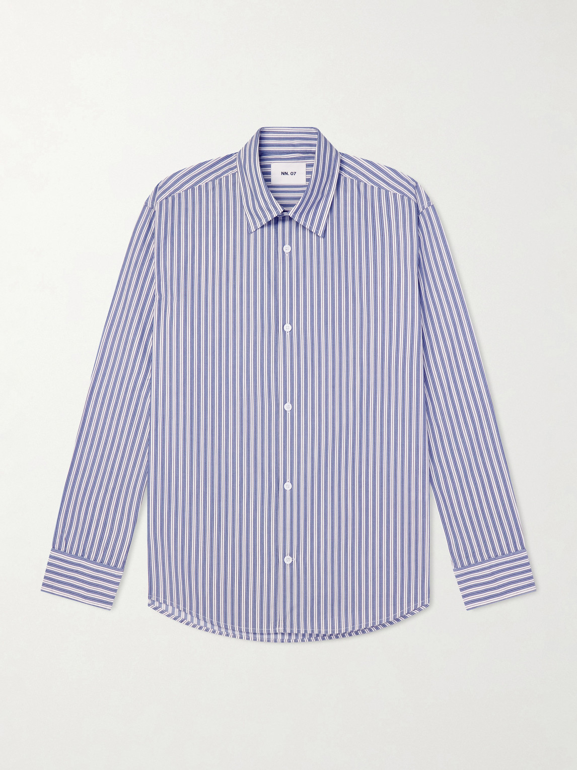 NN07 Striped Cotton Shirten