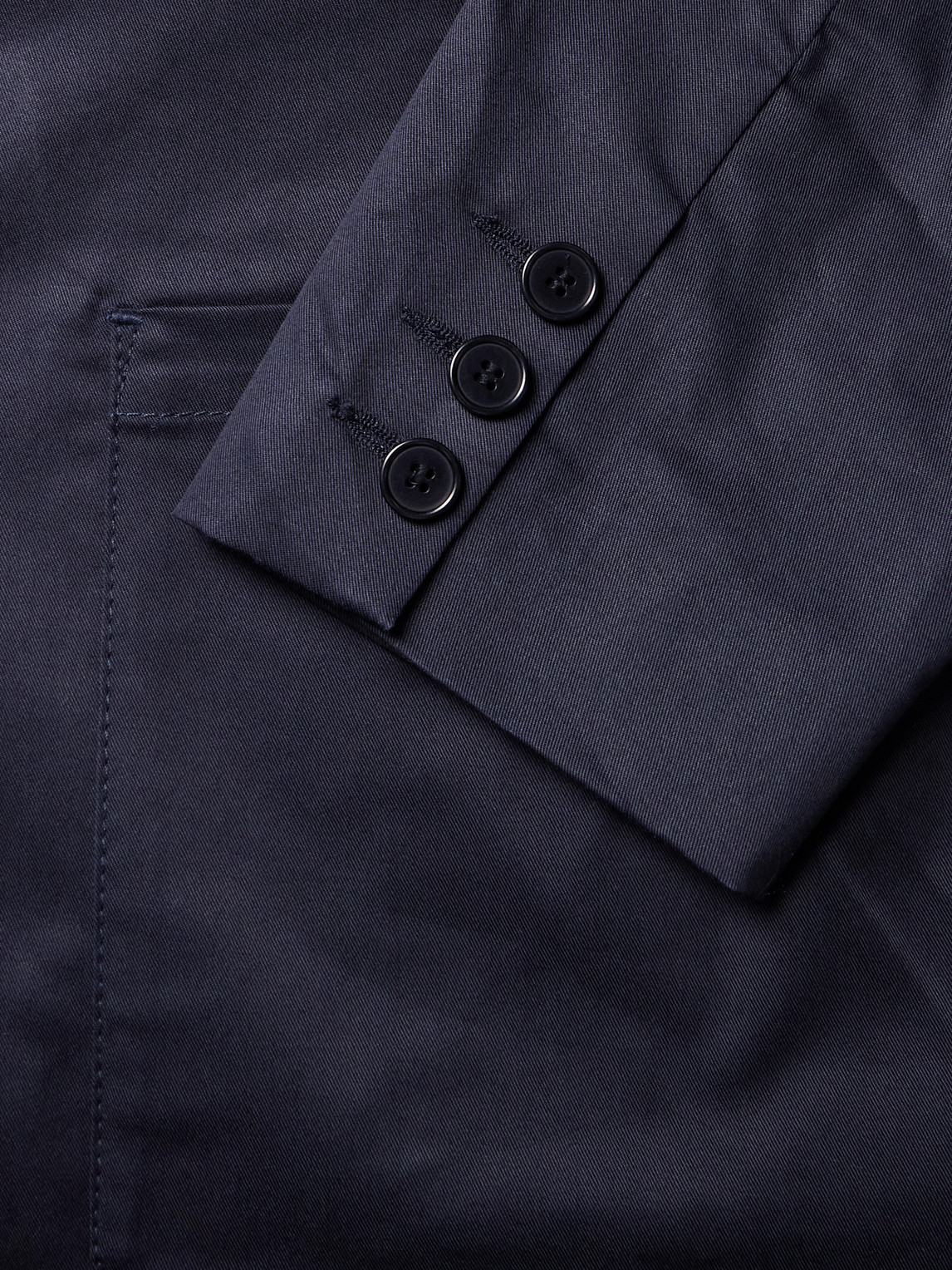 Timo 10021 Unstructured Stretch Organic Cotton-Twill Blazer
