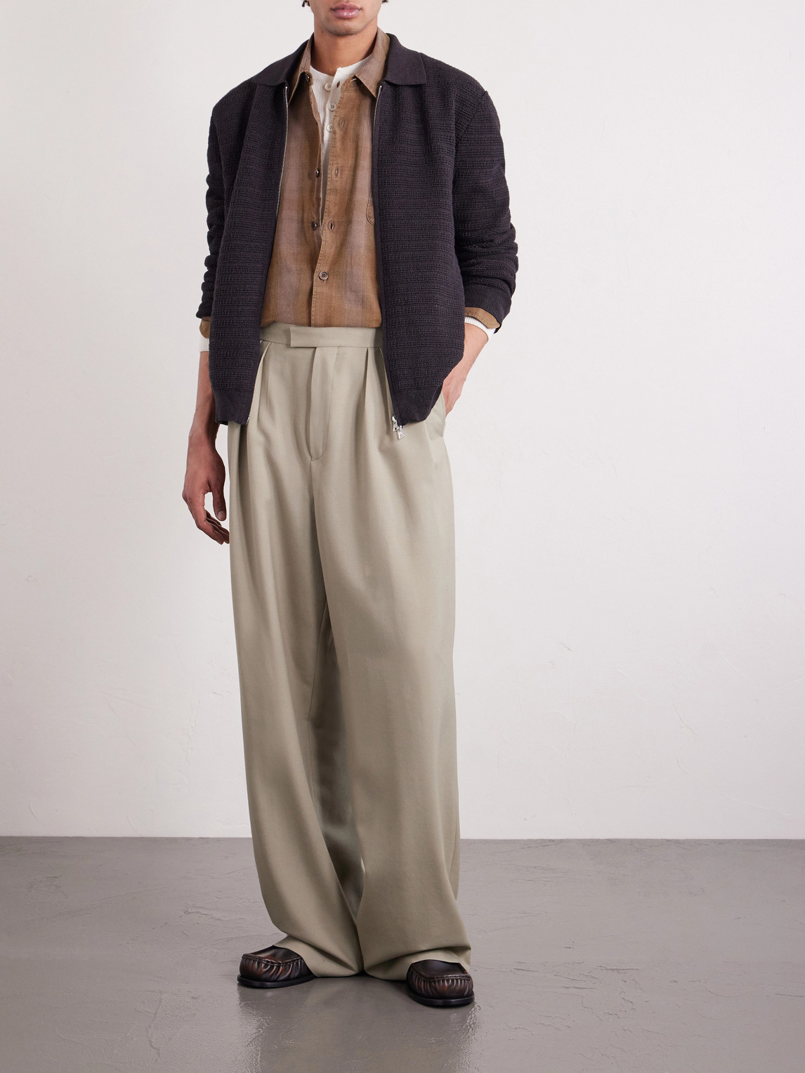 Gustav 60016 Organic Cotton Zip-Up Cardigan