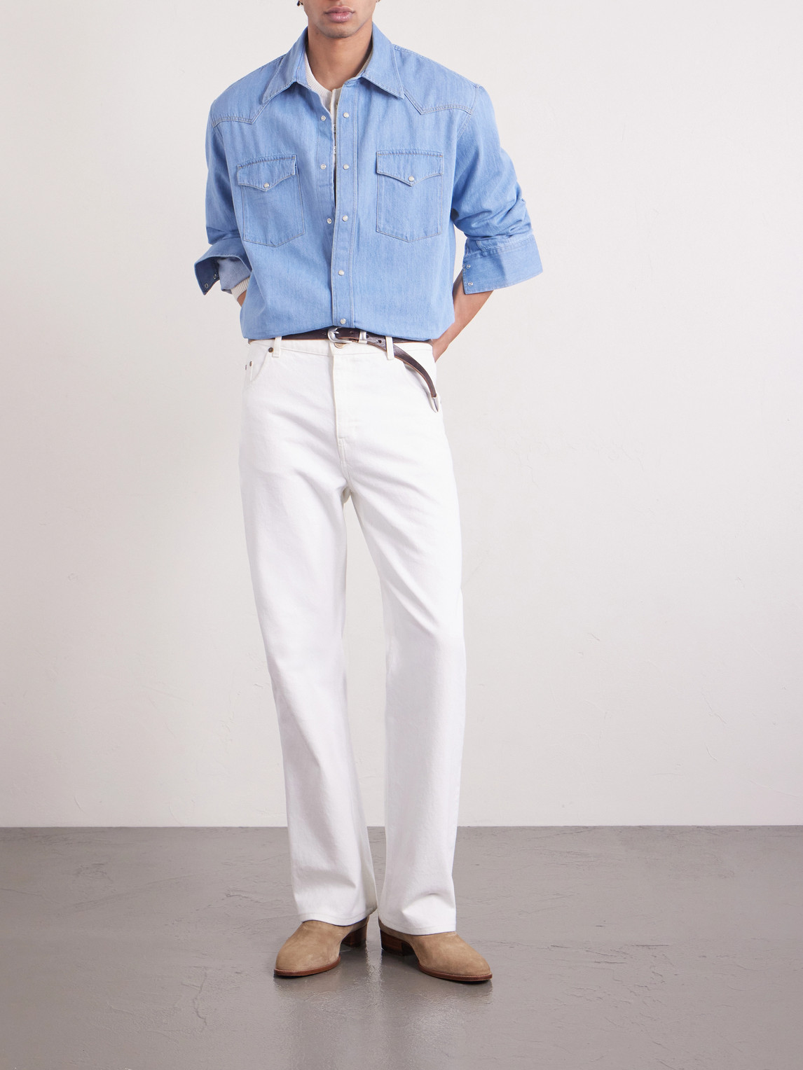 Ricky 50015 Denim Western Shirt