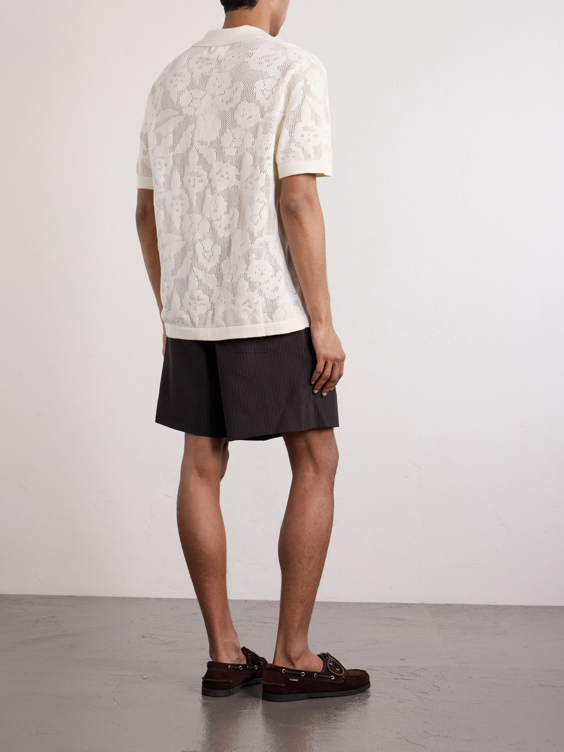 Ryan Flower 60019 Knitted Cotton Polo Shirt