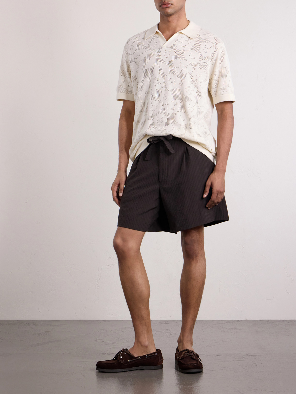 Ryan Flower 60019 Knitted Cotton Polo Shirt