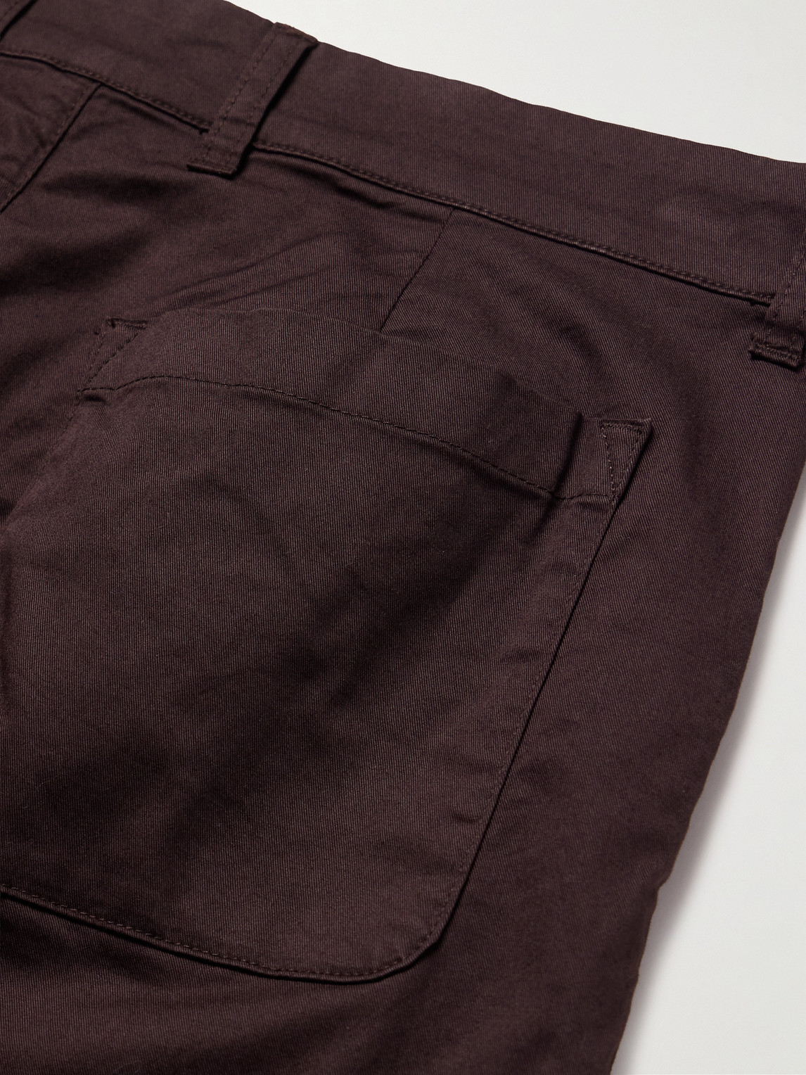 Mylo 10021 Straight-Leg Organic Cotton-Blend Twill Trousers