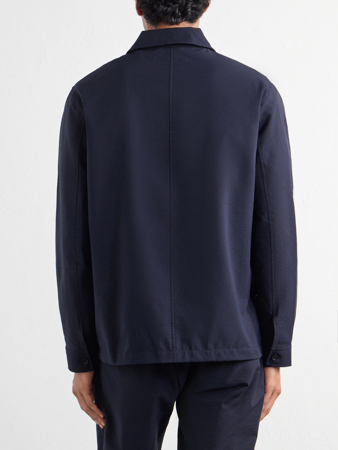 Blaze 10038 Ribbed Woven Overshirt