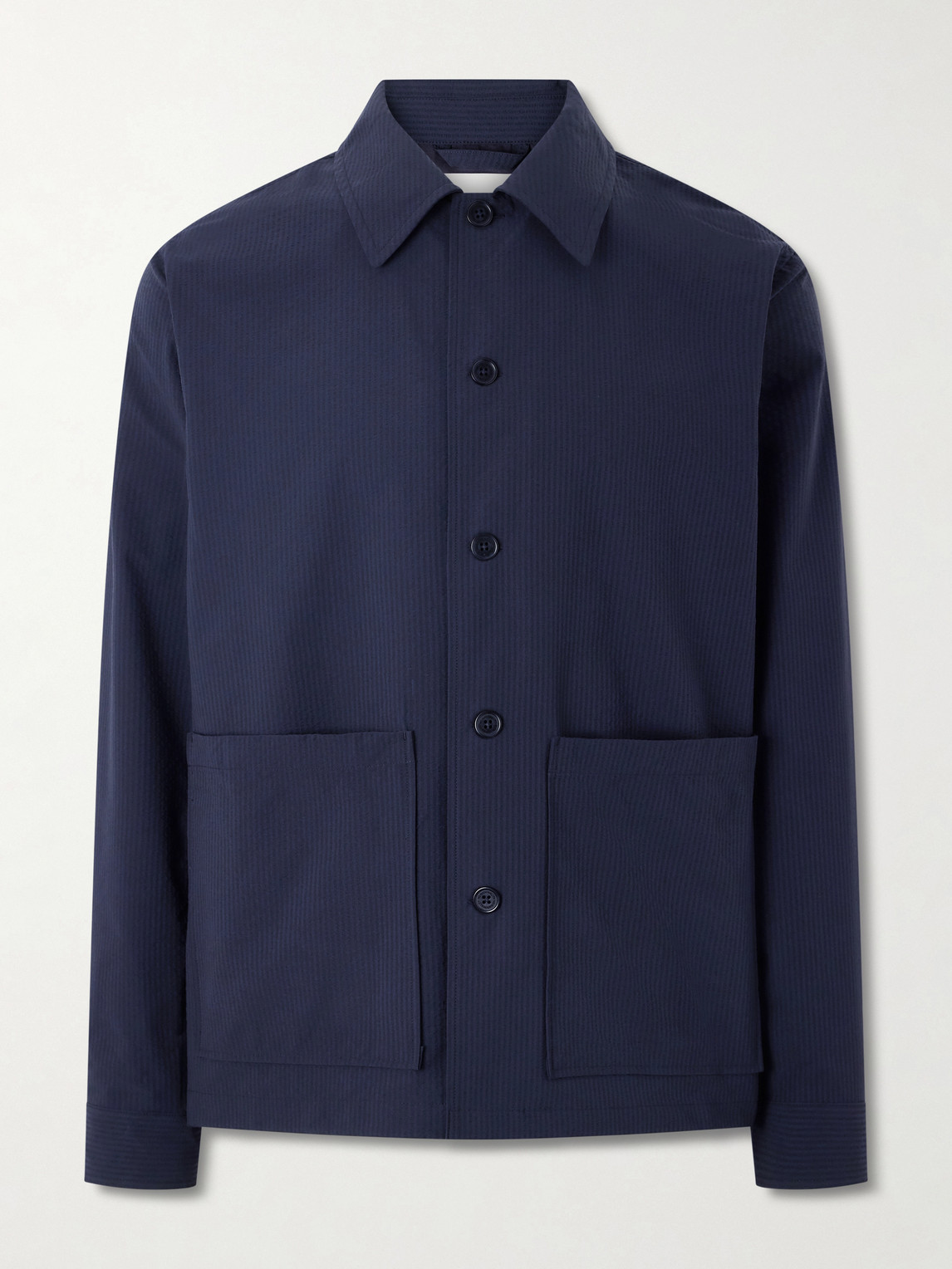 NN07 Blaze 10038 Ribbed Woven Overshirt - Men