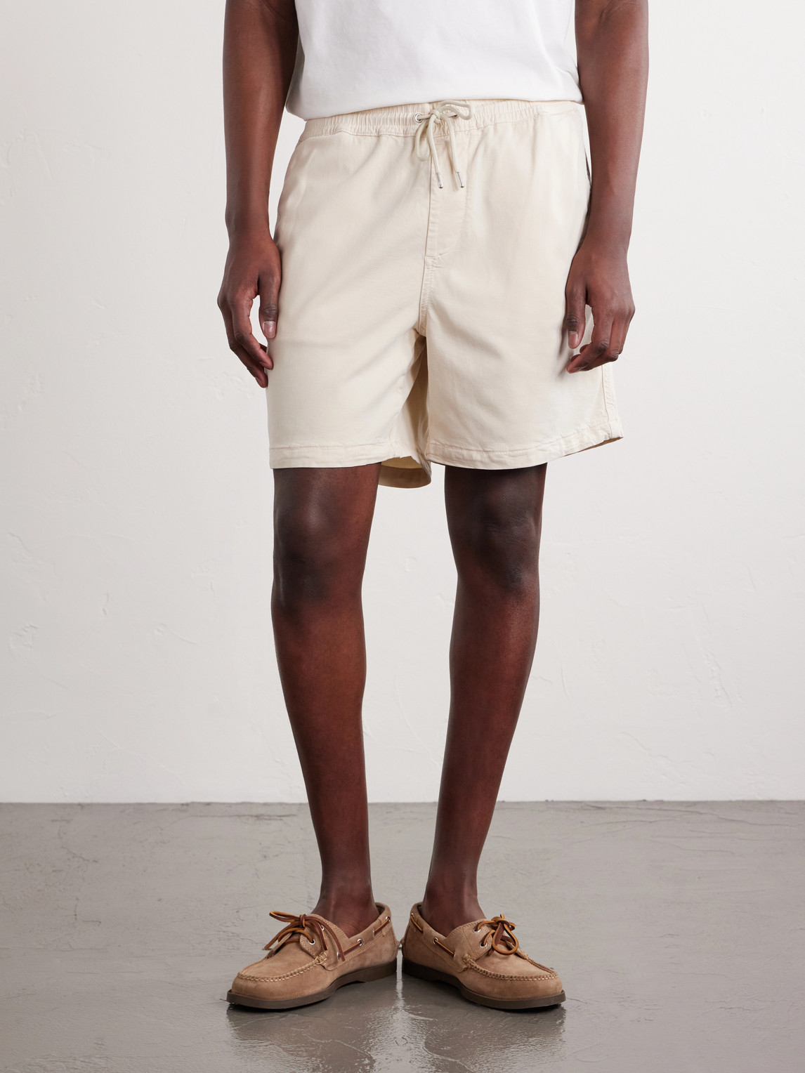 Nn07 Gregor Pull On Shorts 6.25 Ivory In Neutral