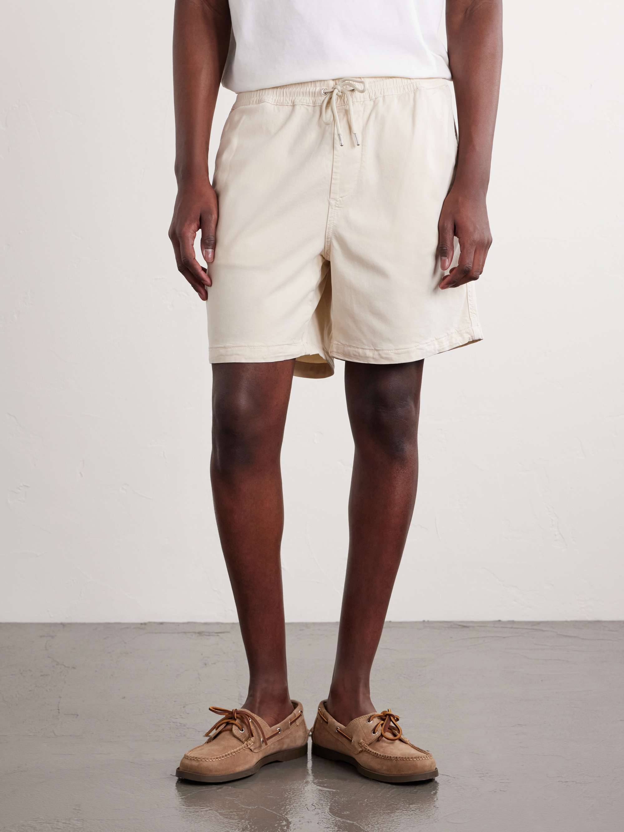 NN07 Gregor Straight-Leg TENCEL™ Lyocell and LENZING™ ECOVERO™-Blend Twill Drawstring Shorts