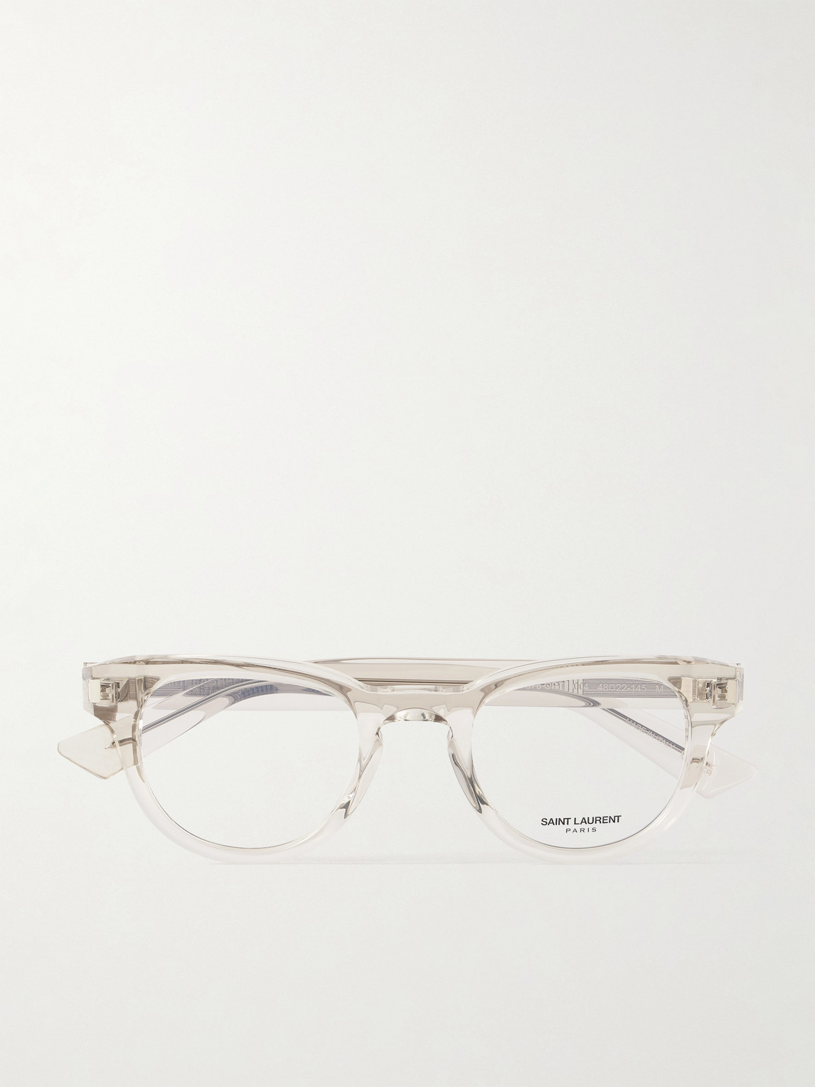 Saint Laurent SL 876 Round-Frame Acetate Optical Glasses - Men