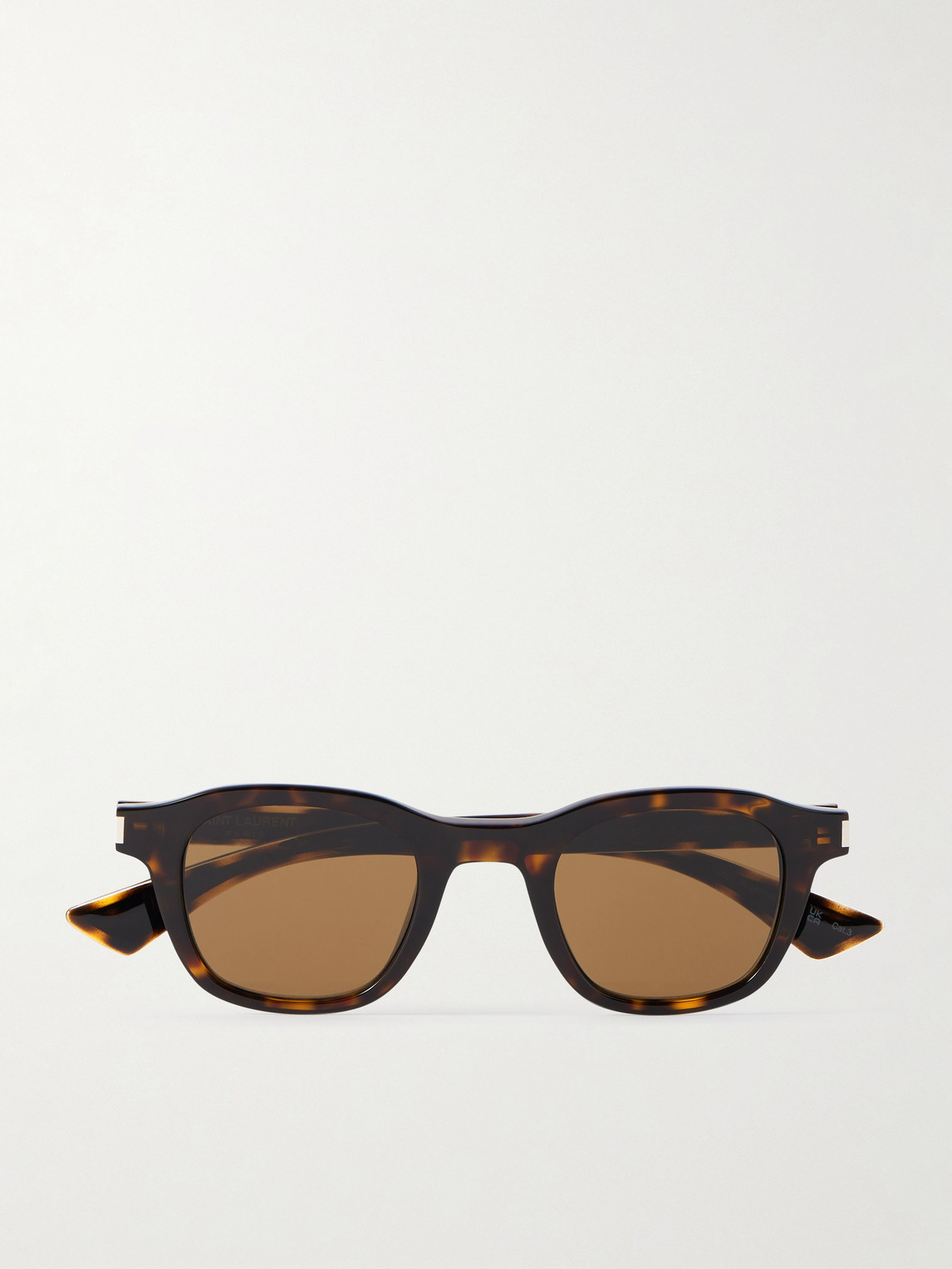 Saint Laurent Panthos Round-Frame Tortoiseshell Acetate Sunglasses - Men