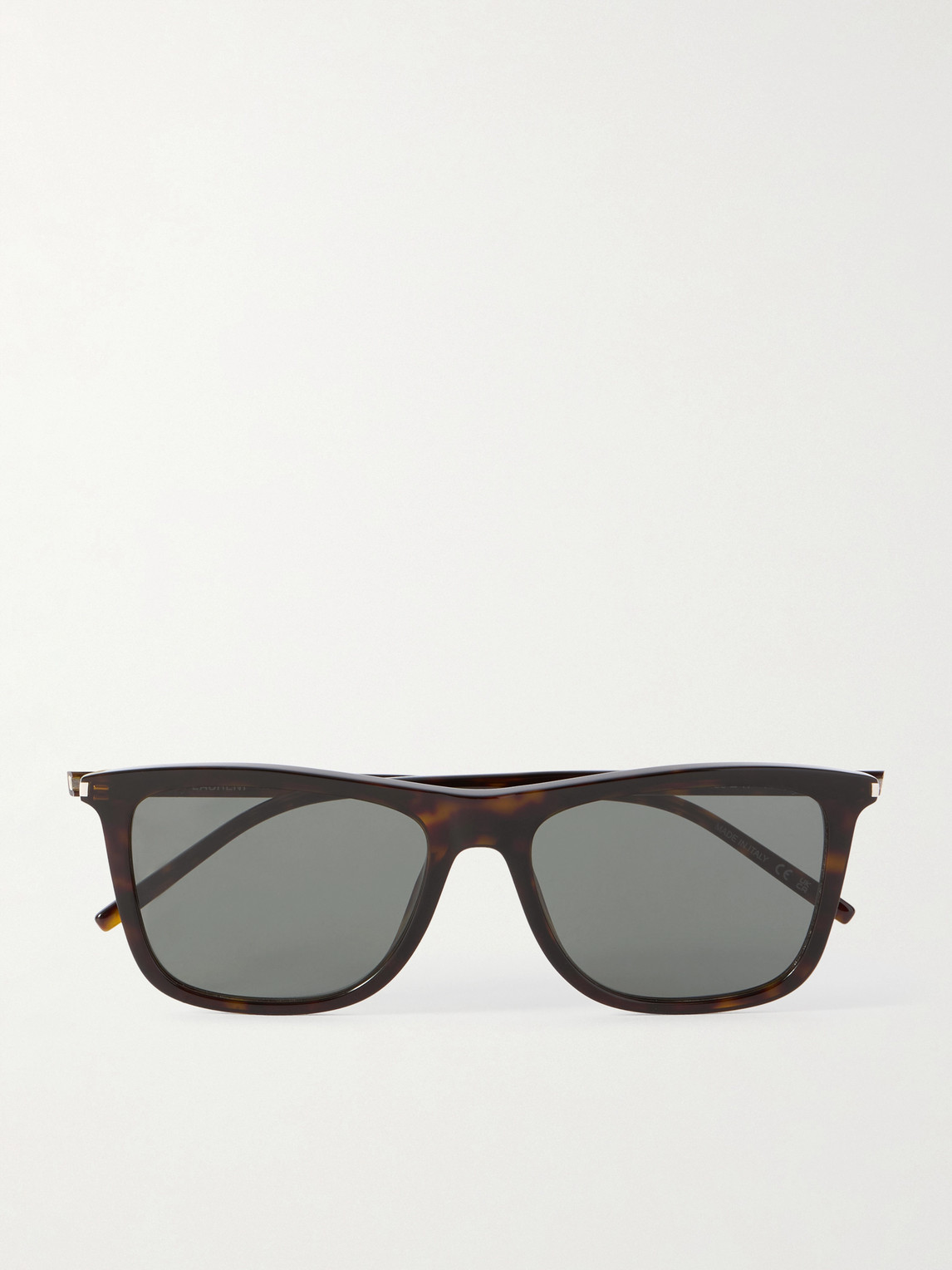 Saint Laurent Square-Frame Tortoiseshell Acetate Sunglasses - Men