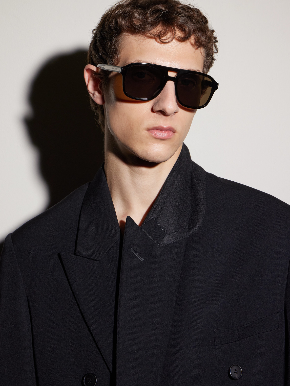 Aviator-Style Tortoiseshell Acetate Sunglasses — 2