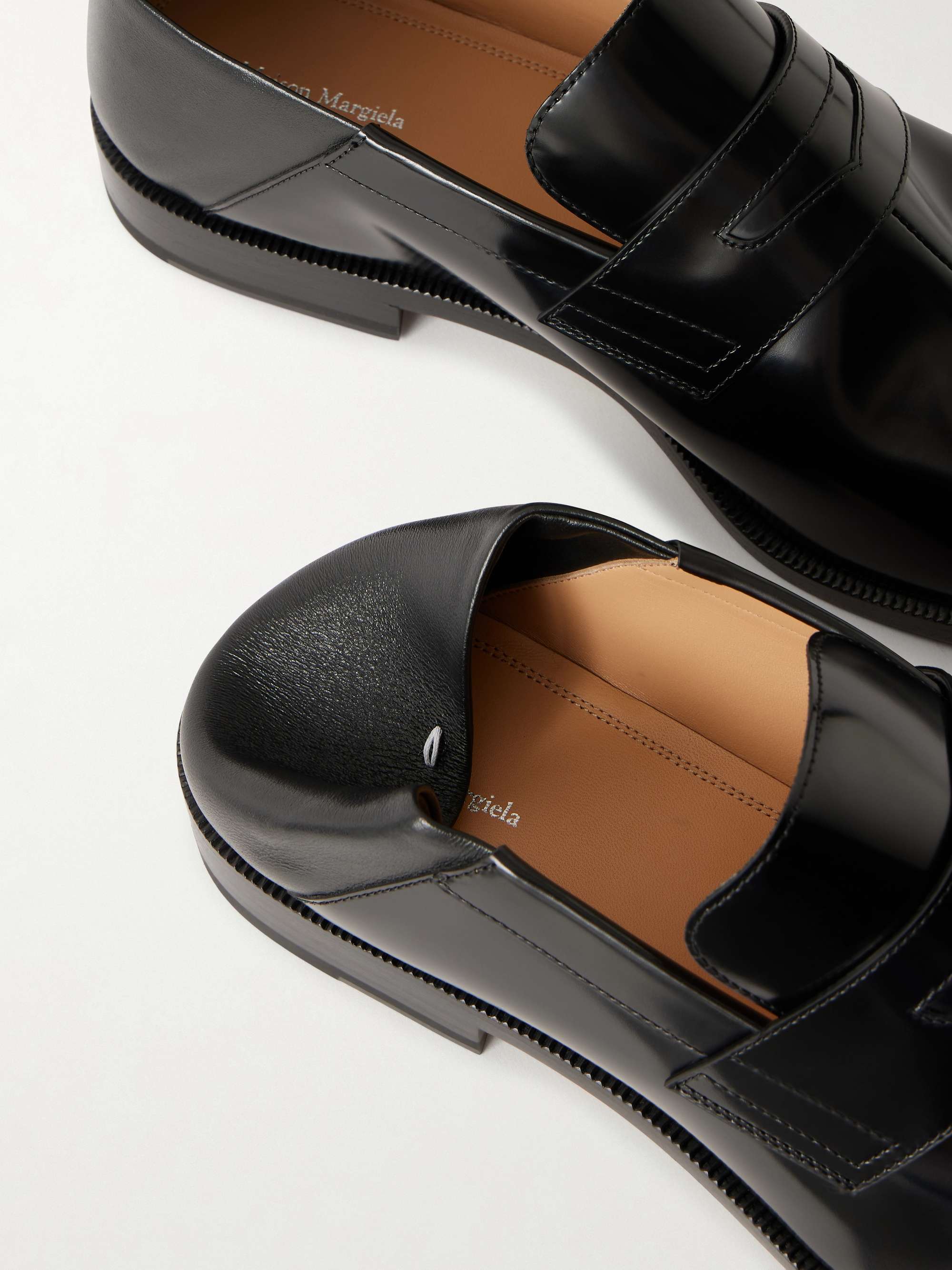 MAISON MARGIELA Tabi Babouche Split-Toe Leather Loafers for Men