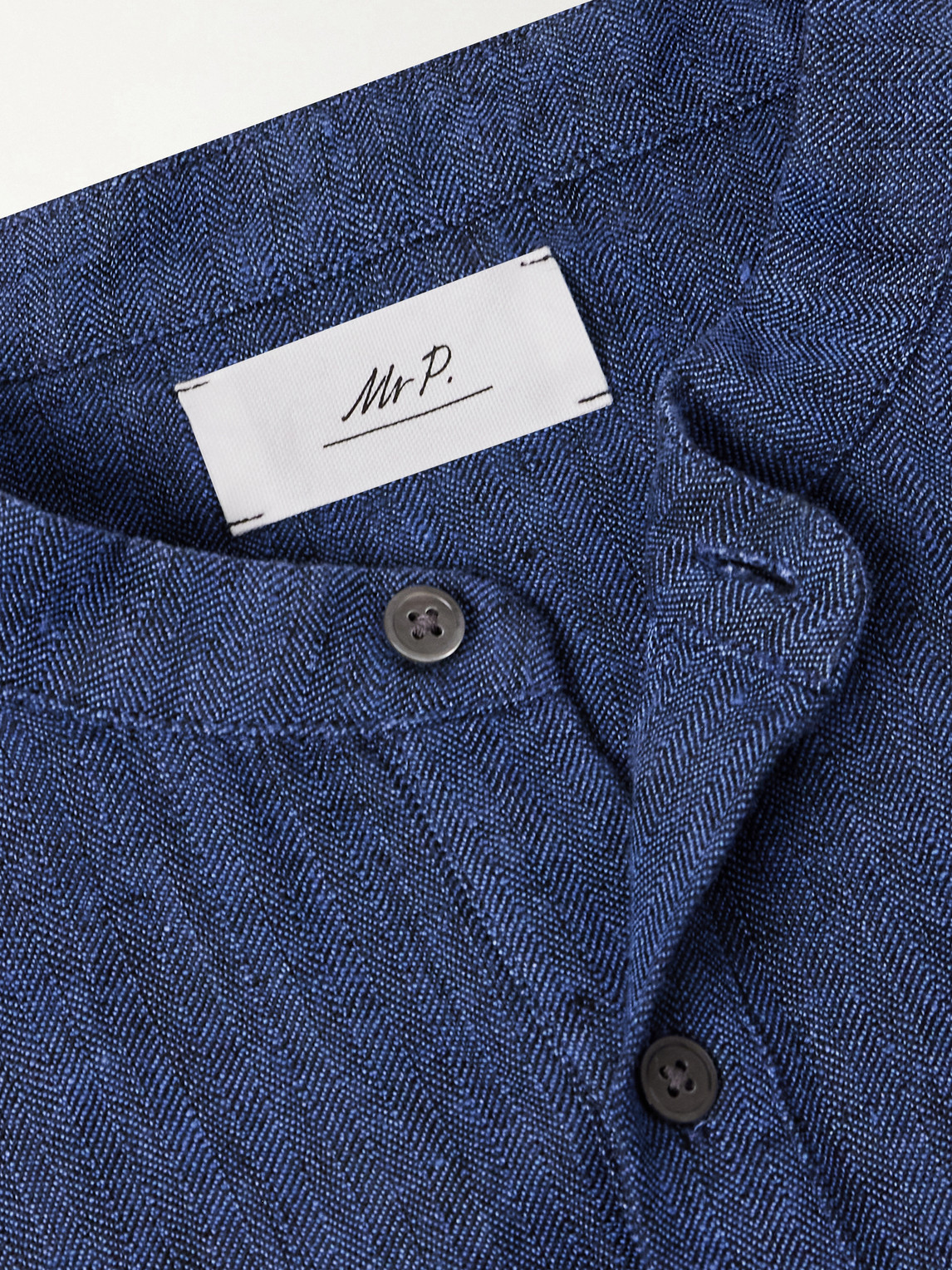 Mr P. - Herringbone Linen Shirt