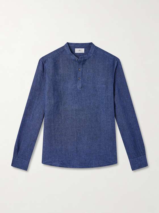 MRP Herringbone Linen Shirt