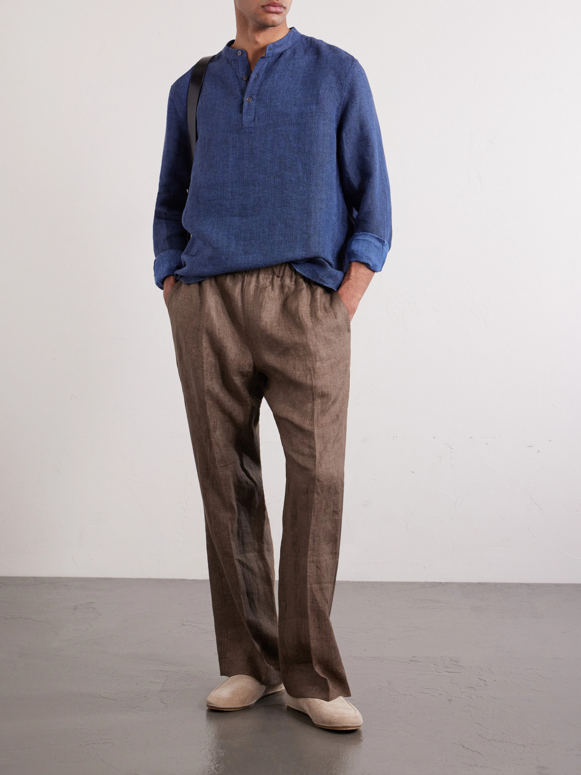 Mr P. - Herringbone Linen Shirt