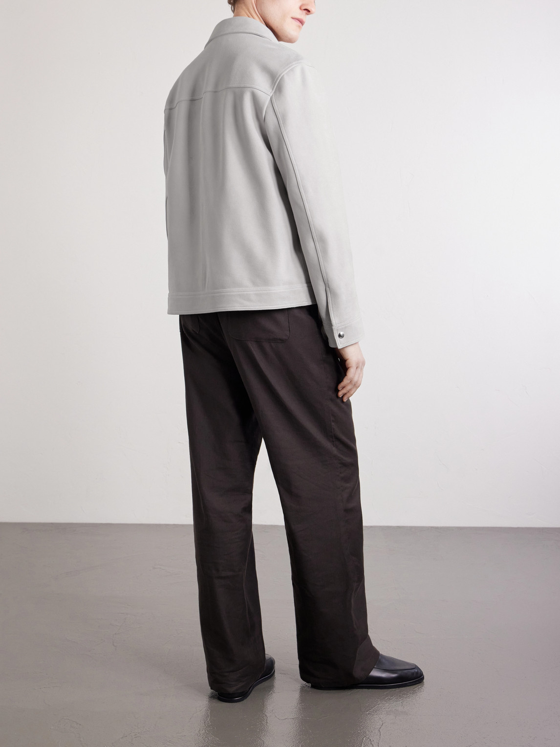  Mr P. - Suede Jacket - Men - Neutrals - Xs 
