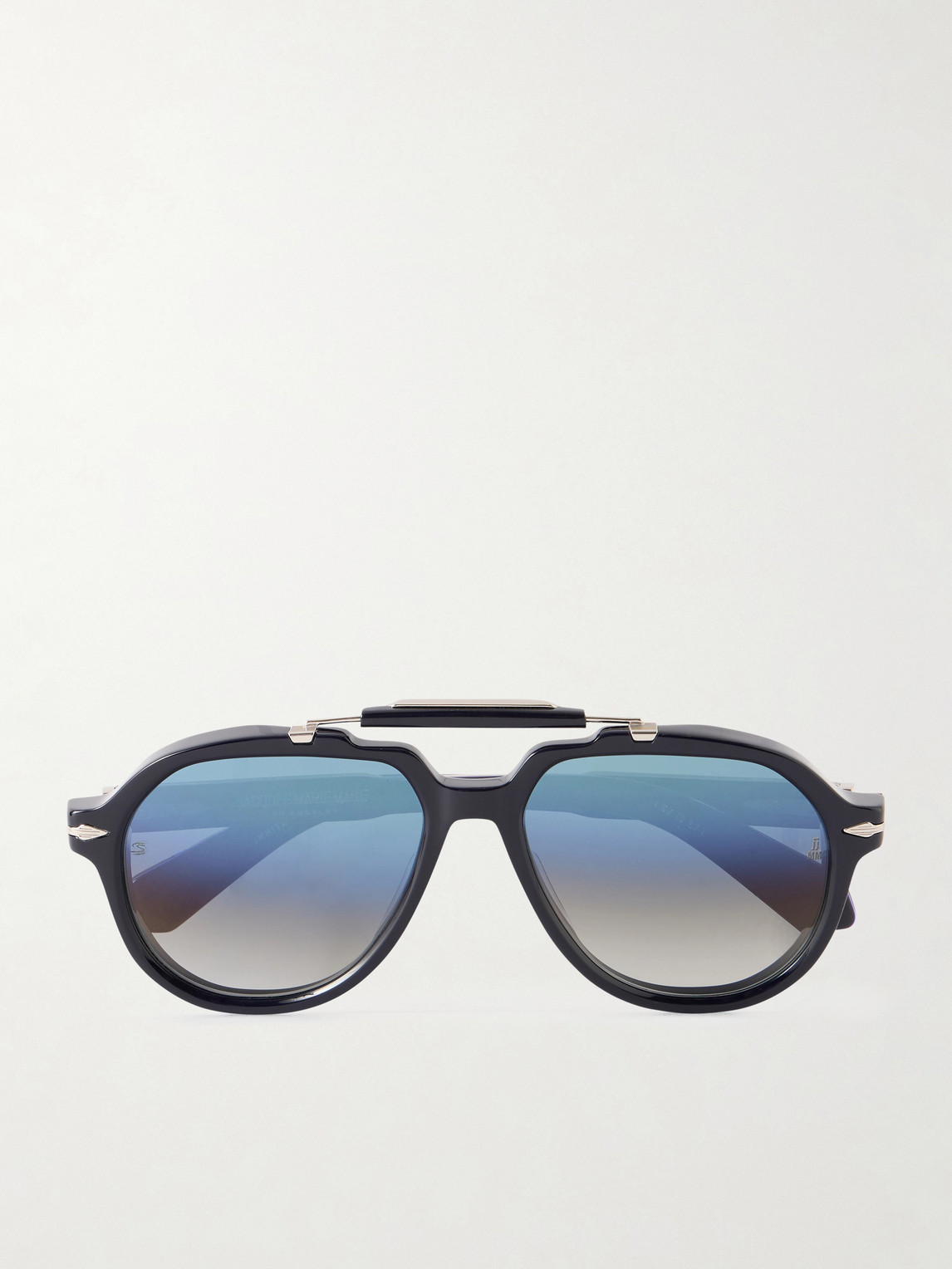 Jacques Marie Mage Ayrton Senna 1991 Aviator-Style Acetate and Silver-Tone Sunglasses - Men