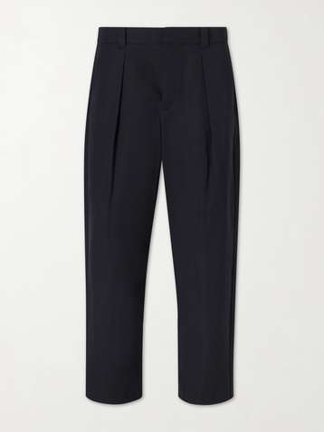 A.P.C. Renato Straight-Leg Pleated Twill Trousers