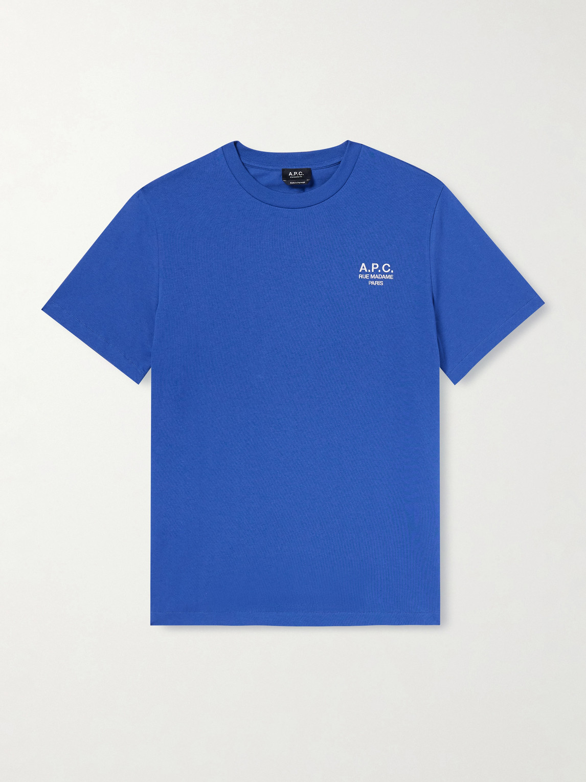 A.P.C. Logo-Embroidered Cotton-Jersey T-Shirt - Men