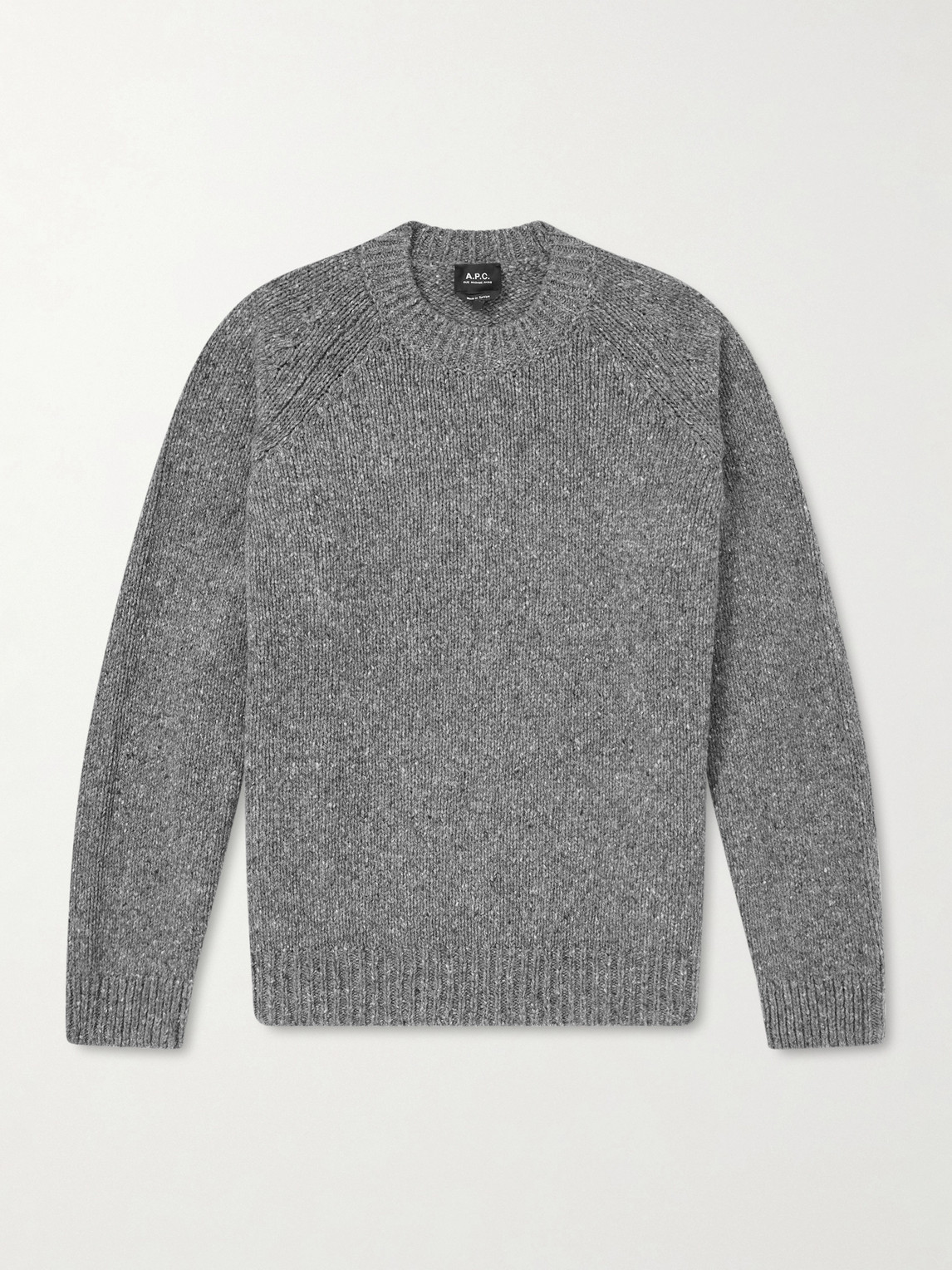A.P.C. Harris Flecked Virgin Wool Sweater - Men