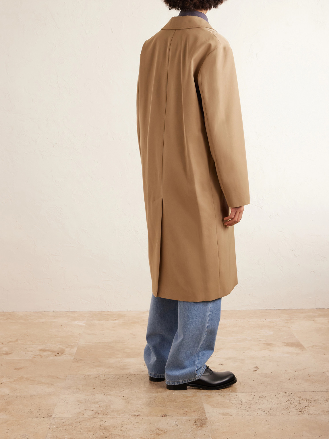  A.p.c. - Double-breasted Twill Trench Coat - Men - Neutrals - Xs 
