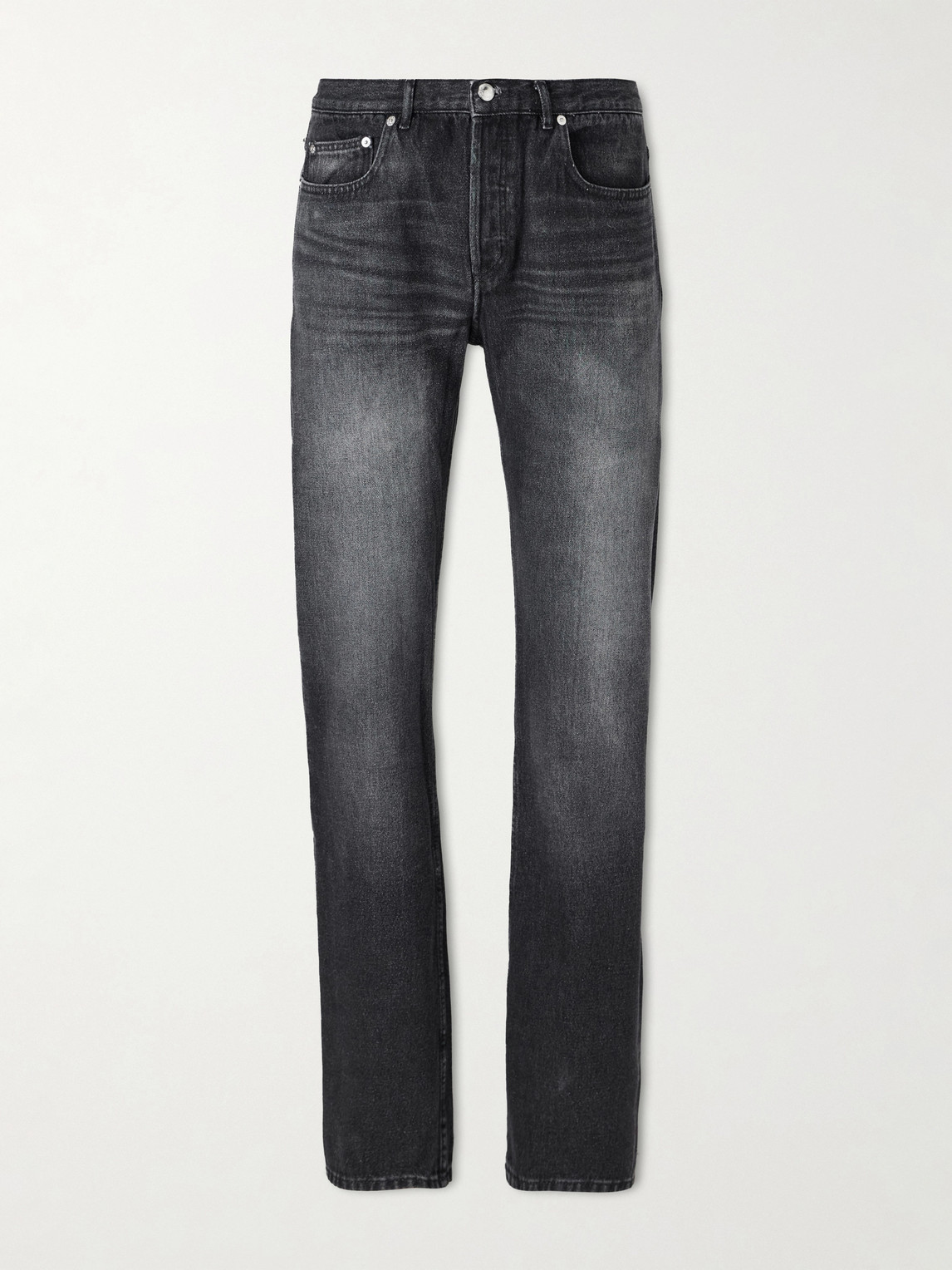 Apc Rescue Straight-leg Jeans In Black