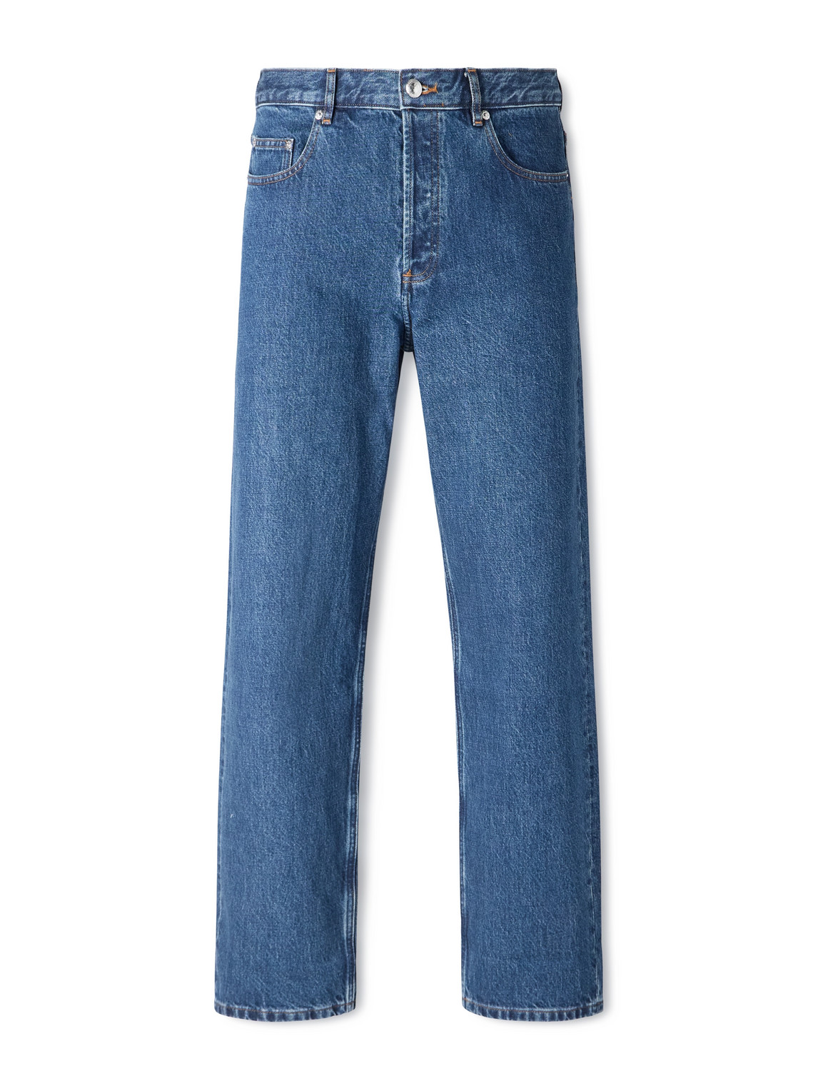 Apc Fairfax Wide-leg Jeans In Blue