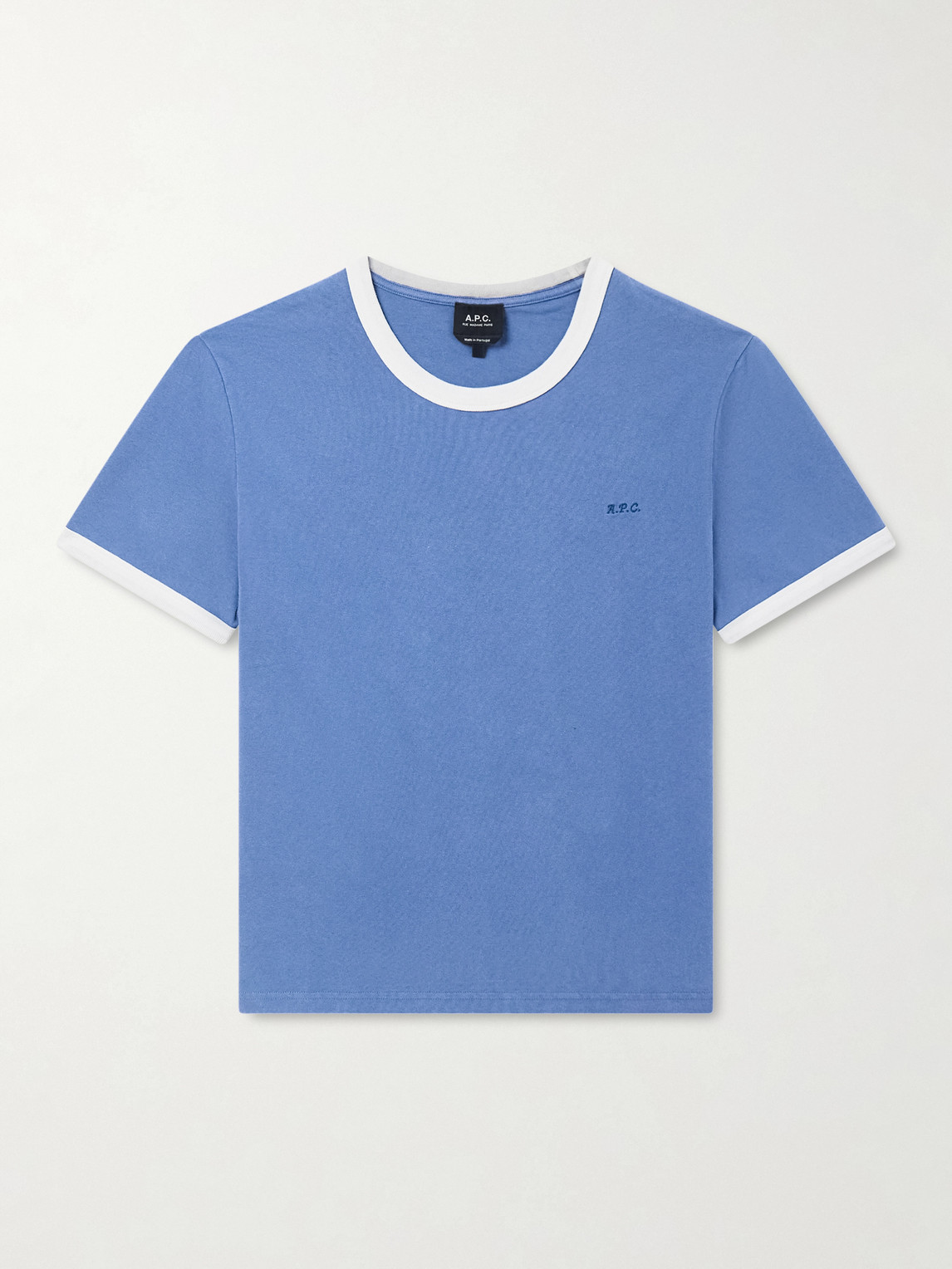 A.P.C. Logo-Embroidered Cotton-Jersey T-Shirt - Men