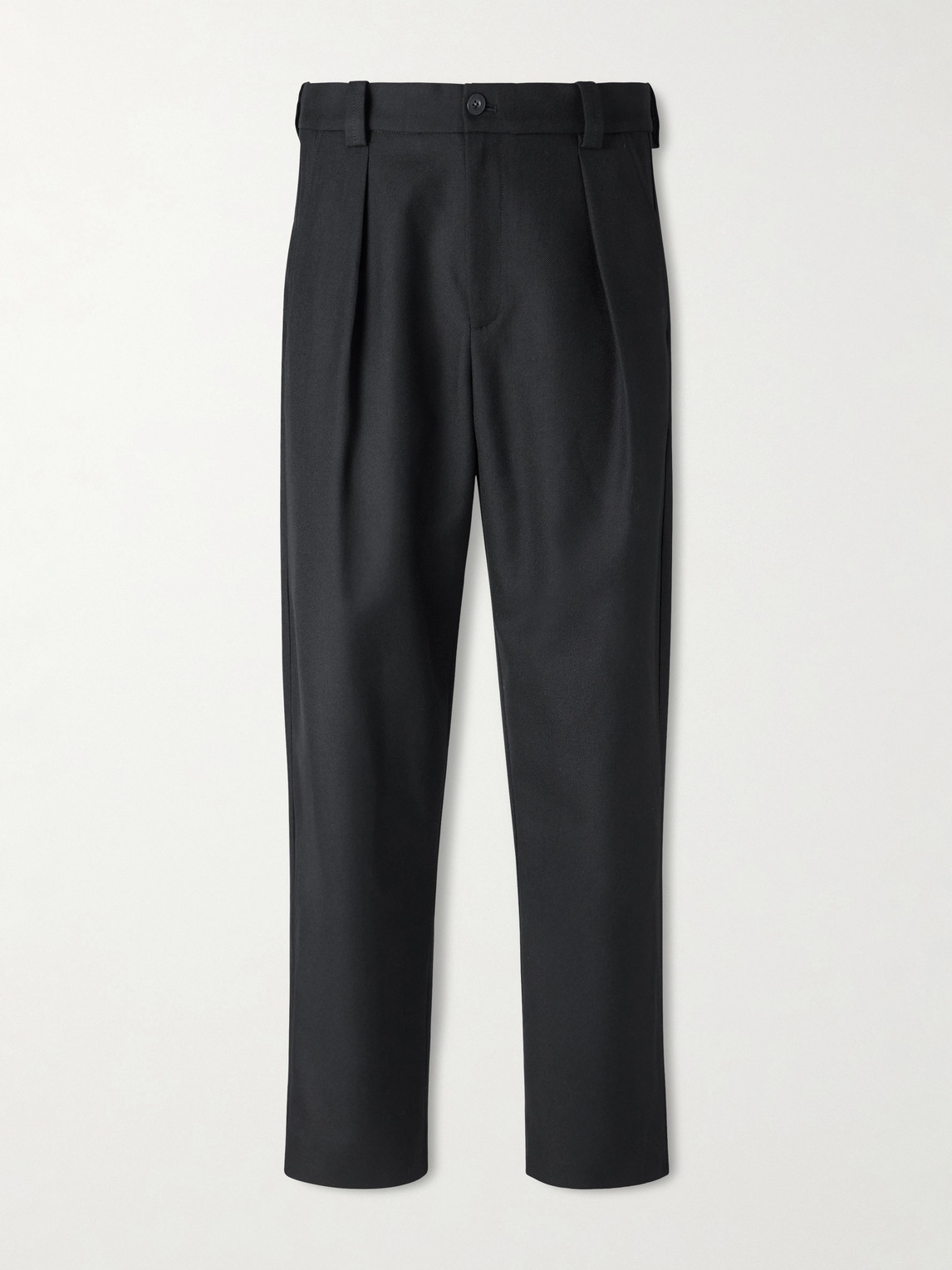 A.P.C. Renato Straight-Leg Pleated Twill Trousers - Men
