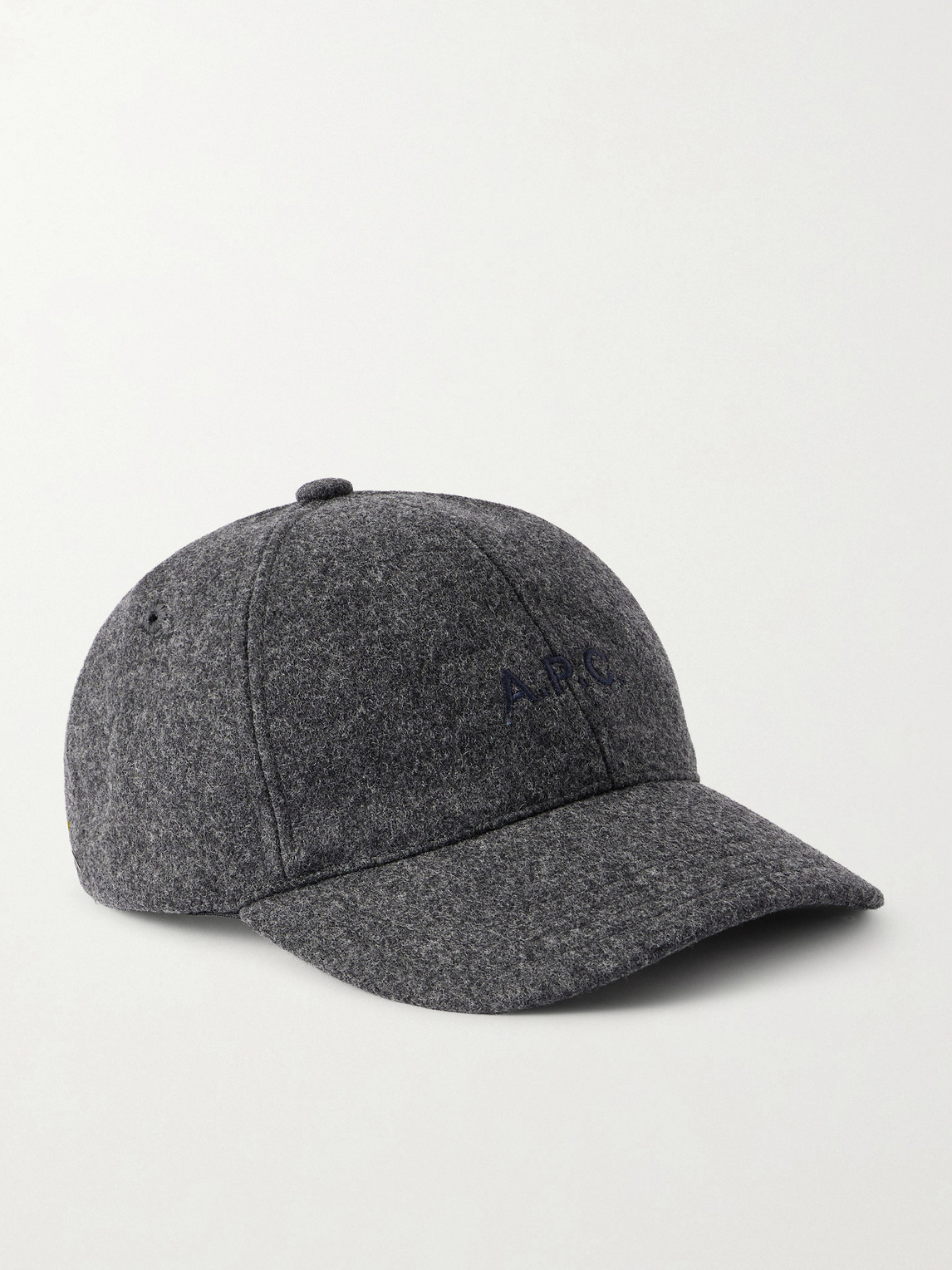 A.P.C. Charlie Logo-Embroidered Wool Baseball Cap - Men