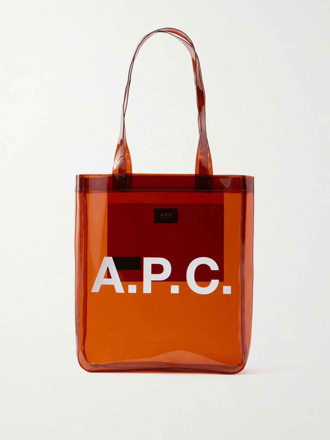 A.P.C. Logo-Print PVC Tote - Men