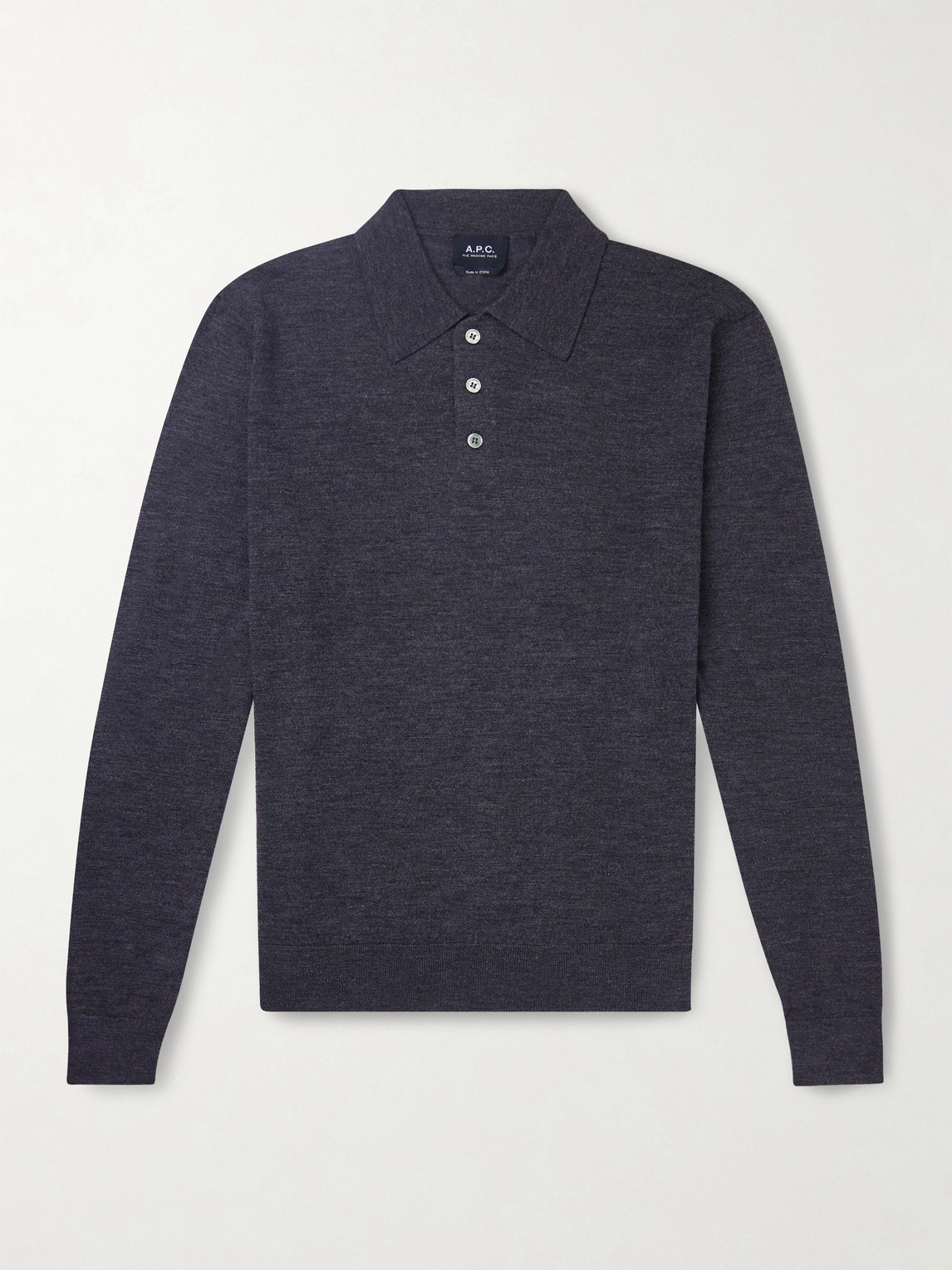 A.P.C. Wool Polo Shirt - Men
