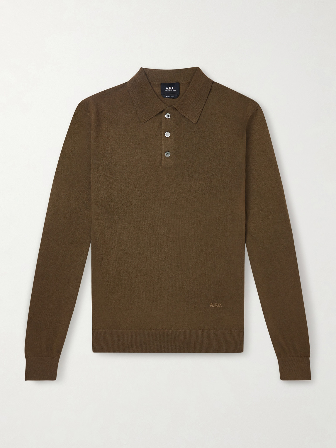 A.P.C. Wool Polo Shirt - Men