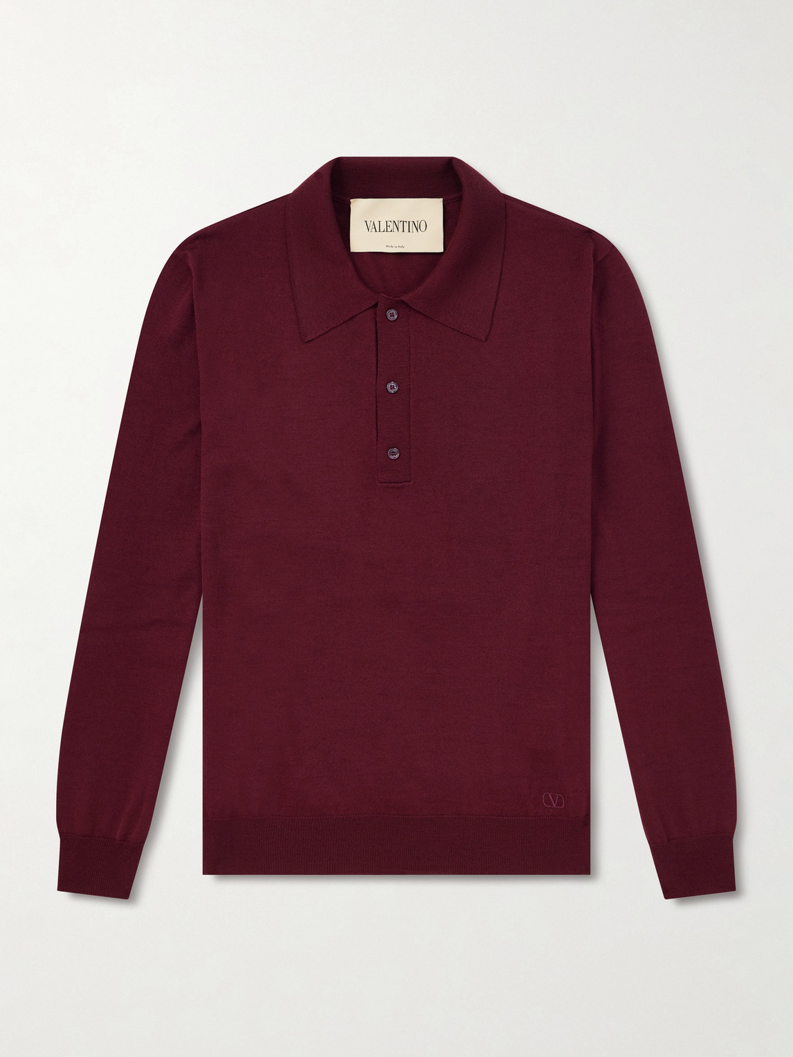 Valentino Garavani Virgin Wool Polo Shirten