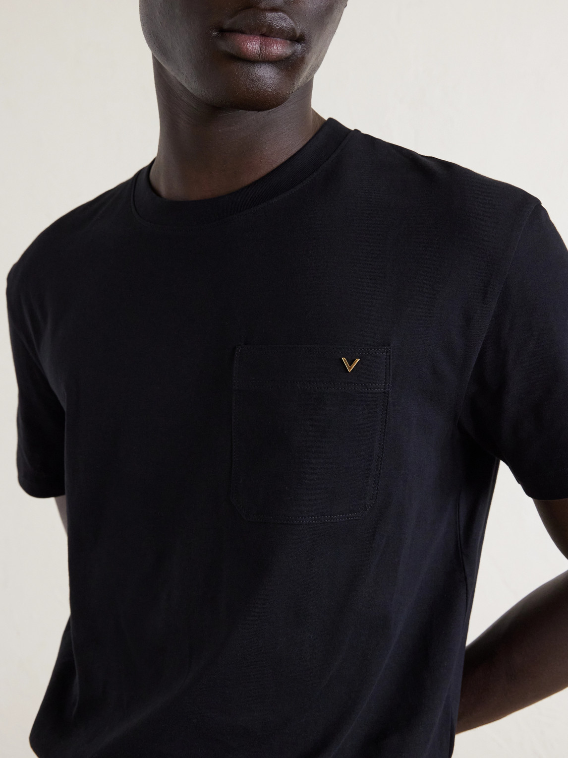 Garavani - Vgold Cotton-Jersey T-Shirt