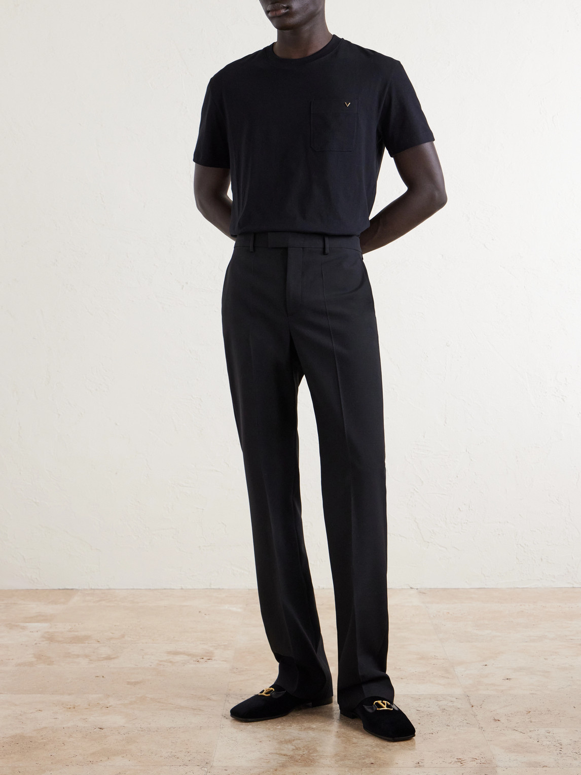 Garavani - Vgold Cotton-Jersey T-Shirt