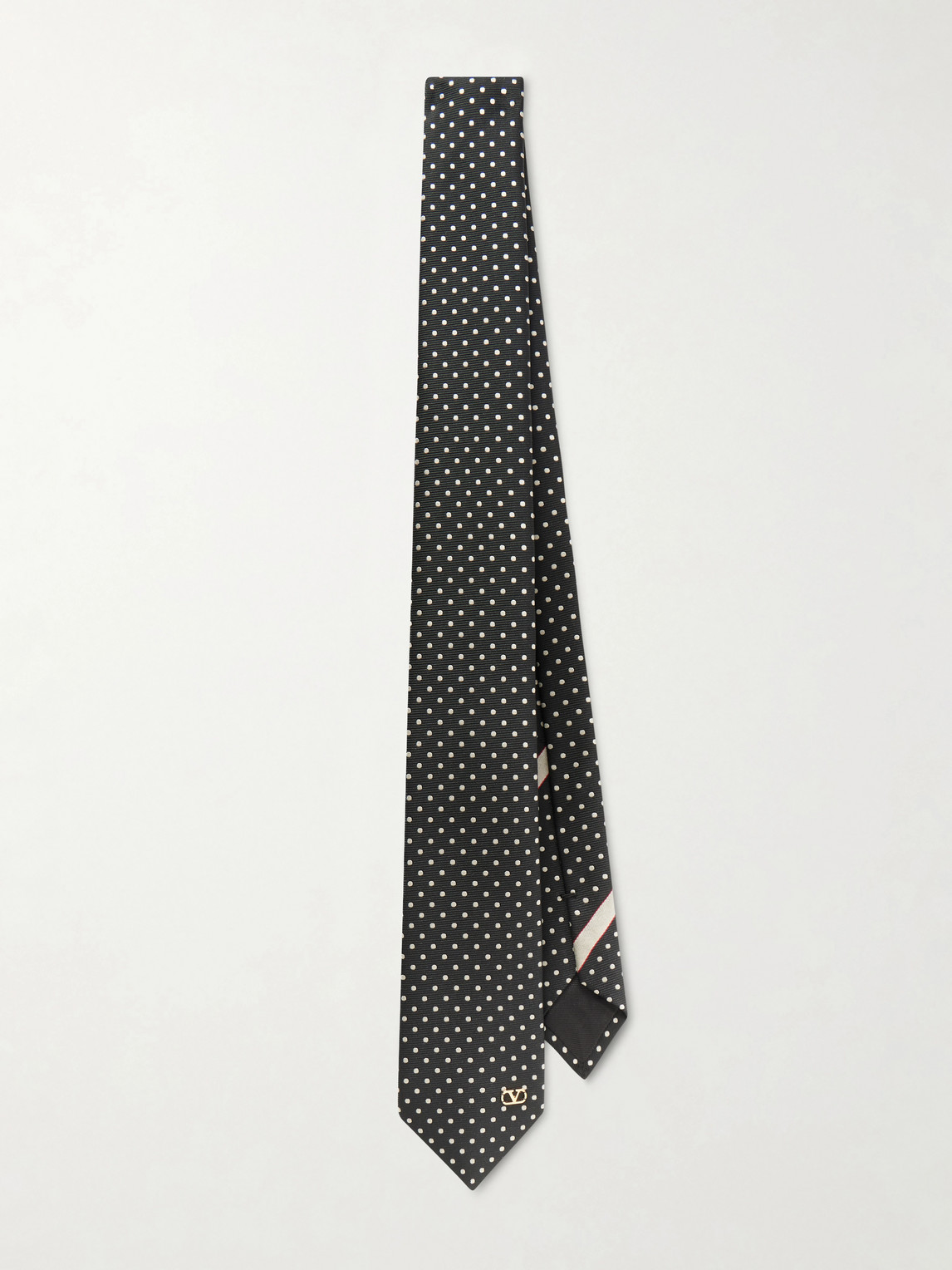 Valentino Garavani 6cm Polka-Dot Silk-Blend Jacquard Tie - Men