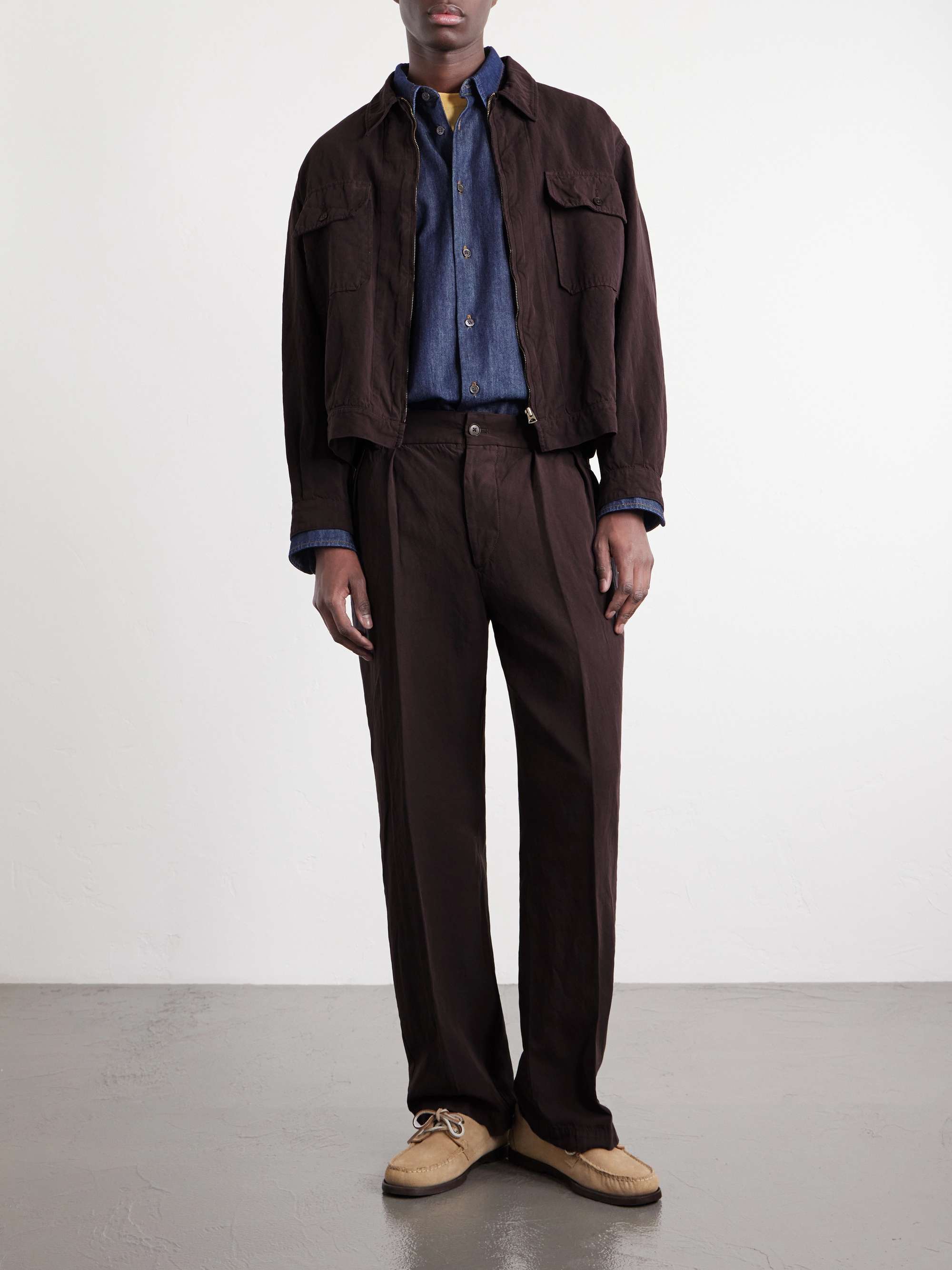 KAPTAIN SUNSHINE Cotton and Linen-Blend Jacket for Men | MR PORTER