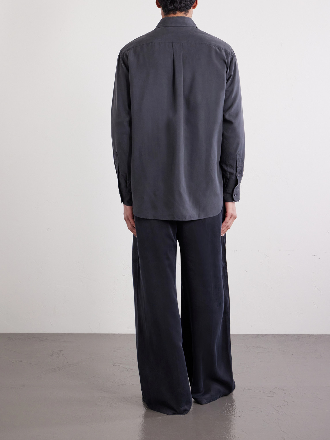 Silk-Gabardine Shirt