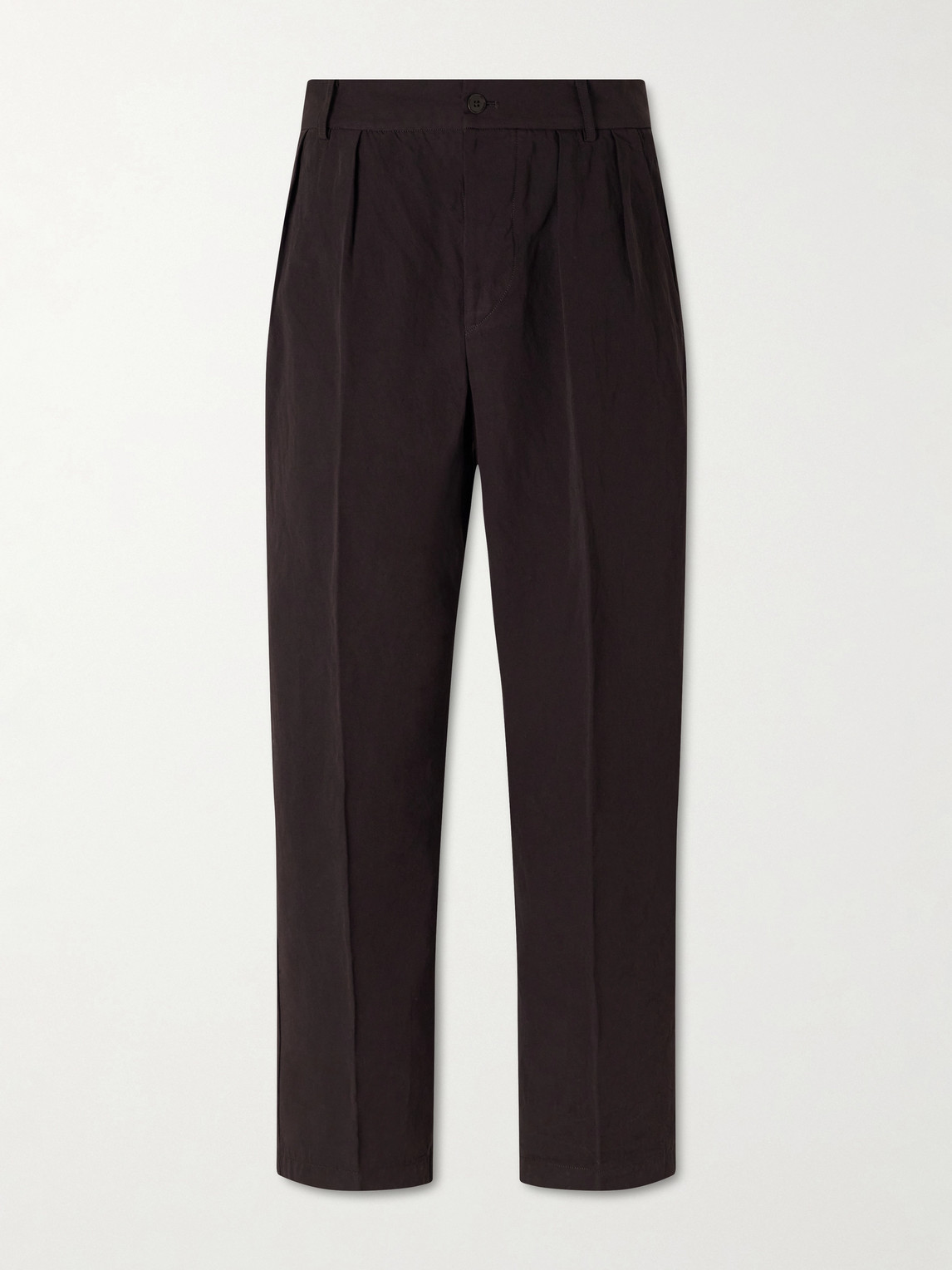 Kaptain Sunshine - Shoecut Slacks Straight-Leg Pleated Linen and