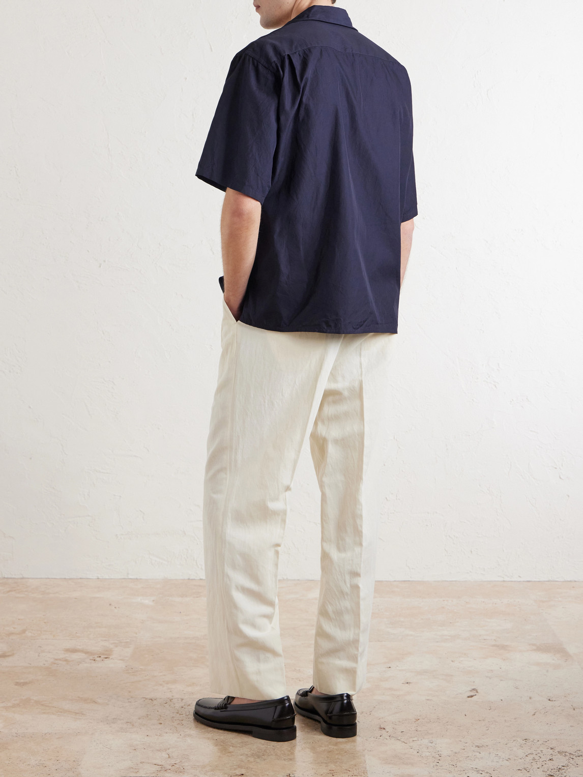 Cotton And Silk-Blend Shirt