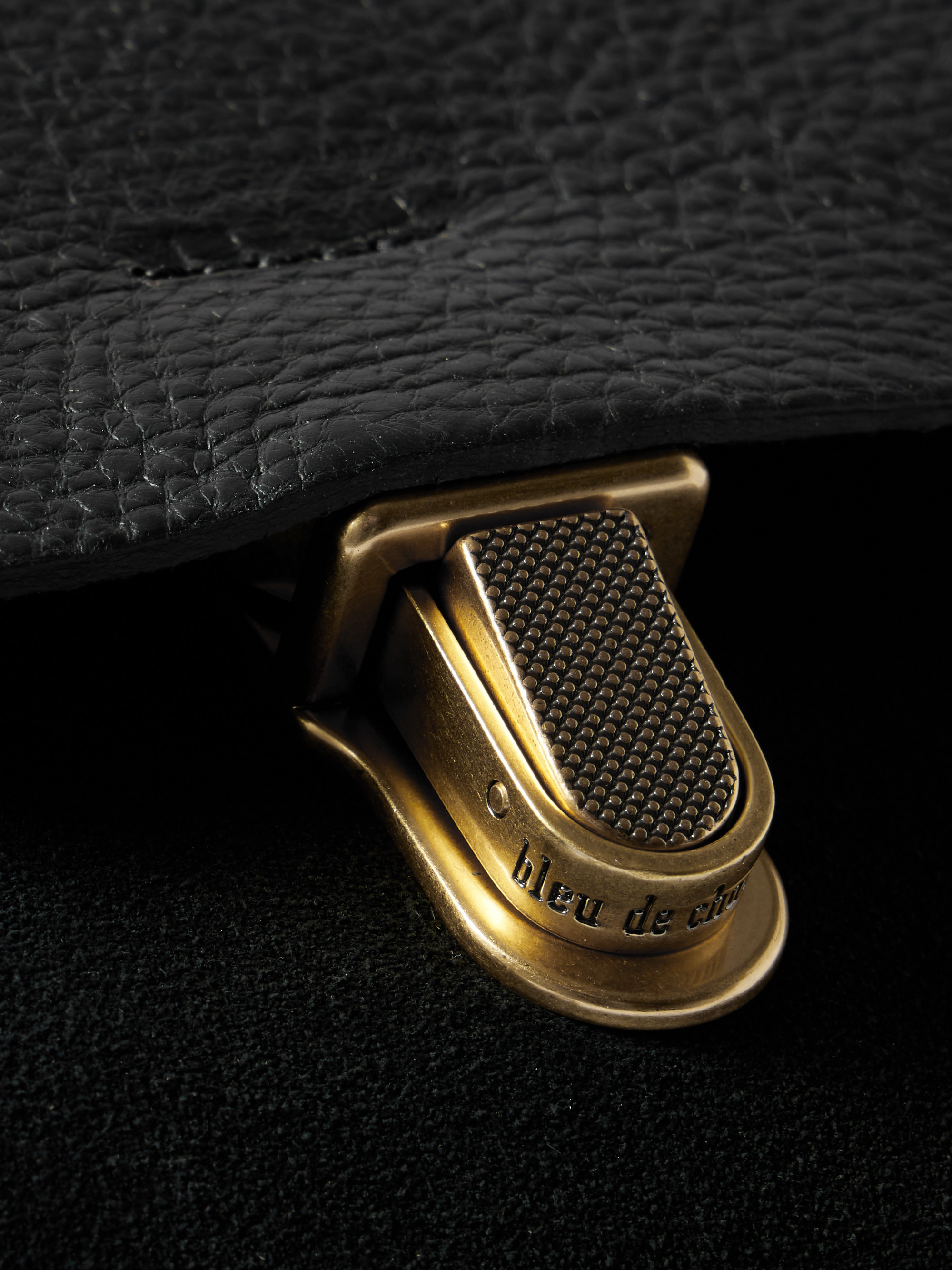 Zibeline Suede and Full-Grain Leather Backpack — Image 4