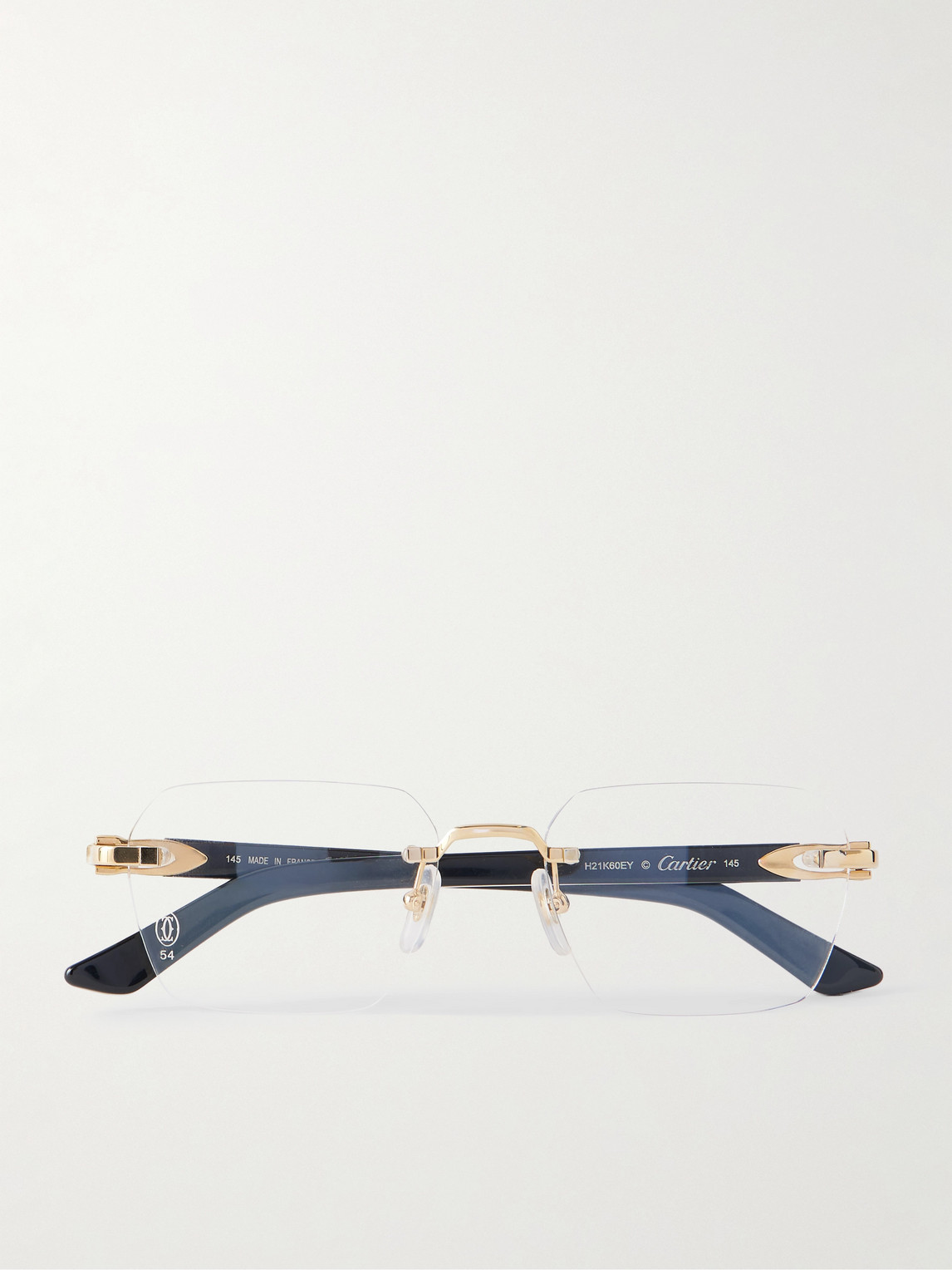 Cartier Eyewear Signature C Acetate and Gold-Tone Glasses - Men