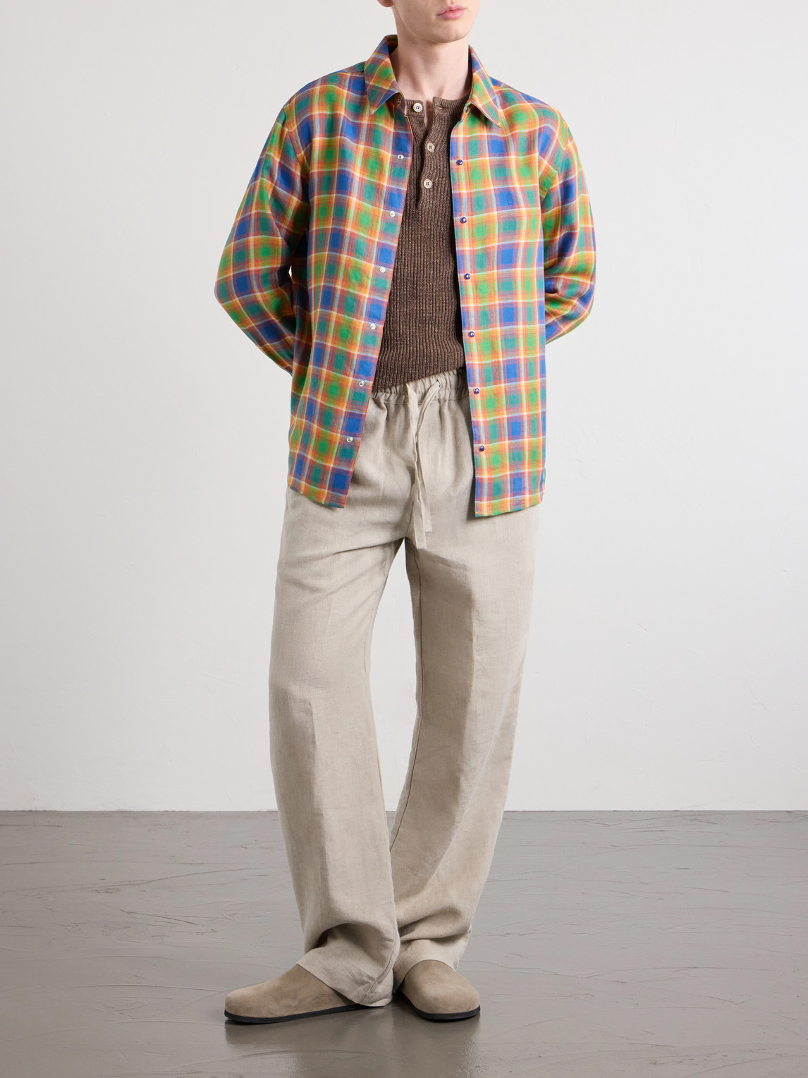 Checked Linen