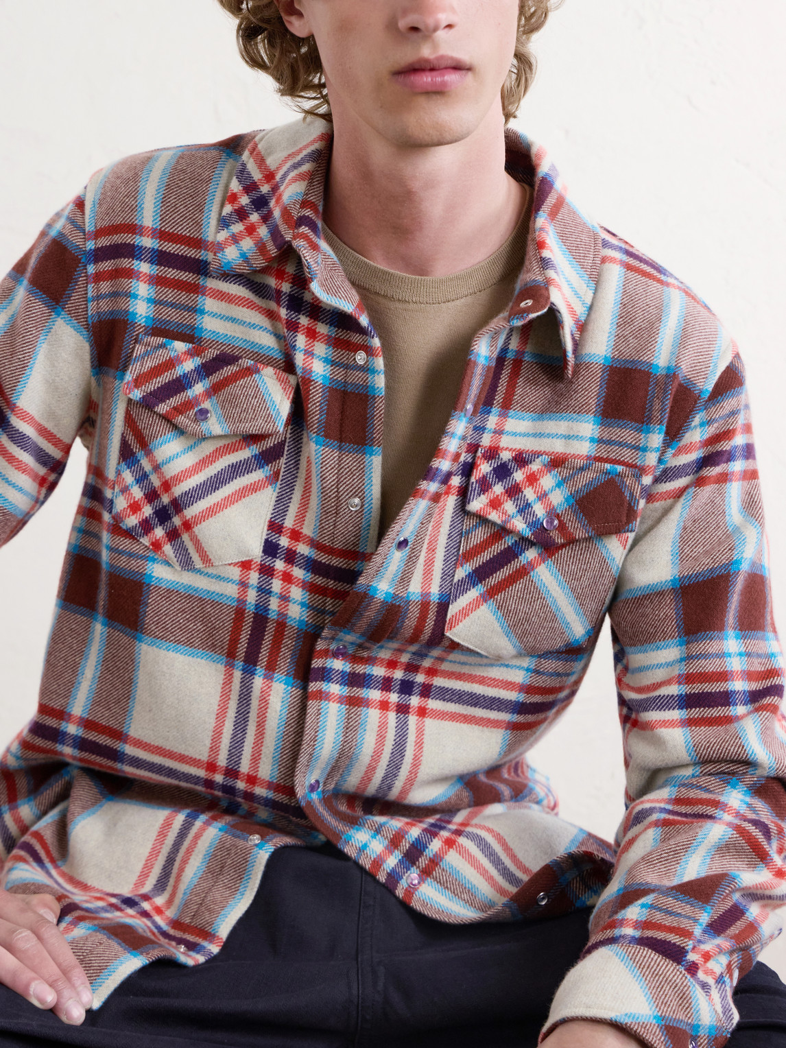 Cashmere Shirt Checked